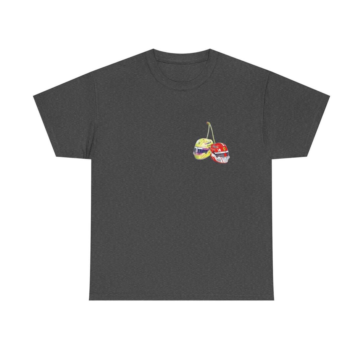 F1 Helmet Shirt Lewis Hamilton & Charles Leclerc Tee