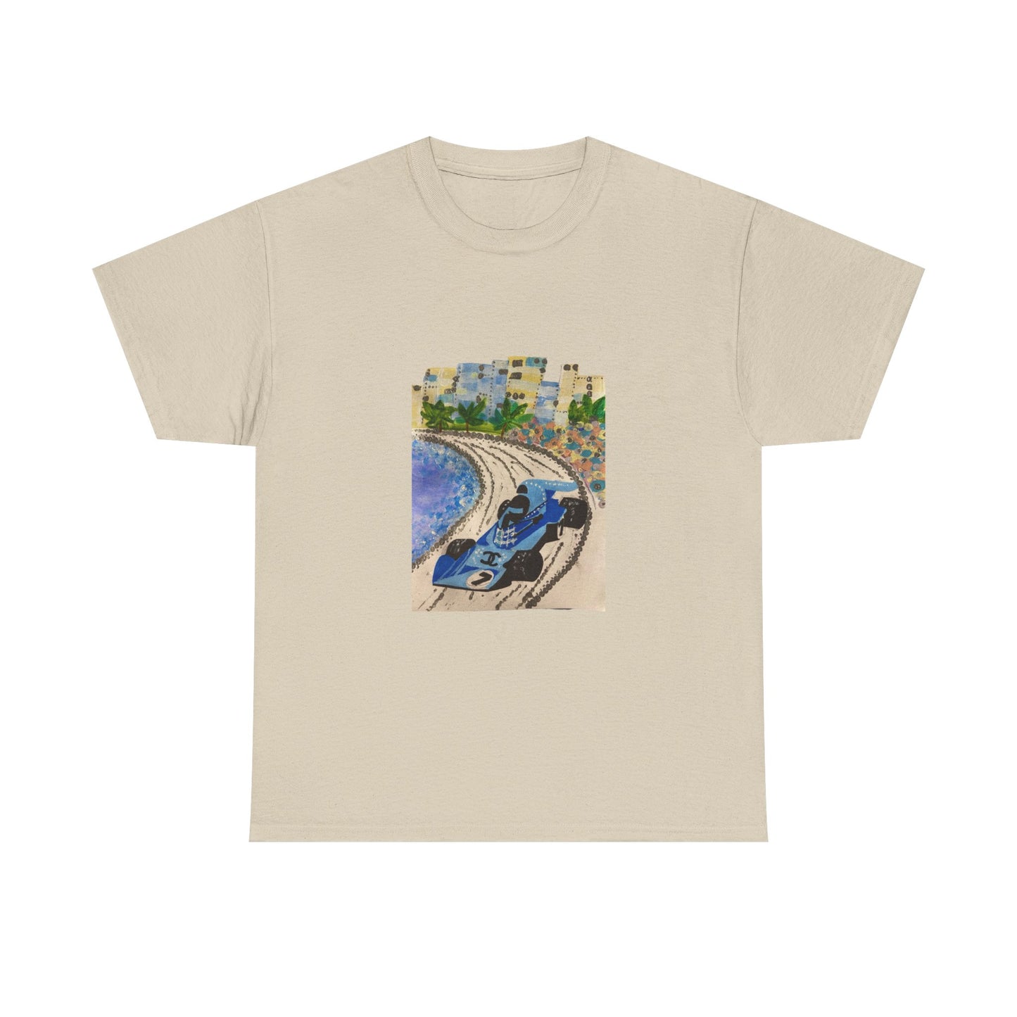 Retro tričko F1 Monako | Ilustrace Vintage Beach Drive