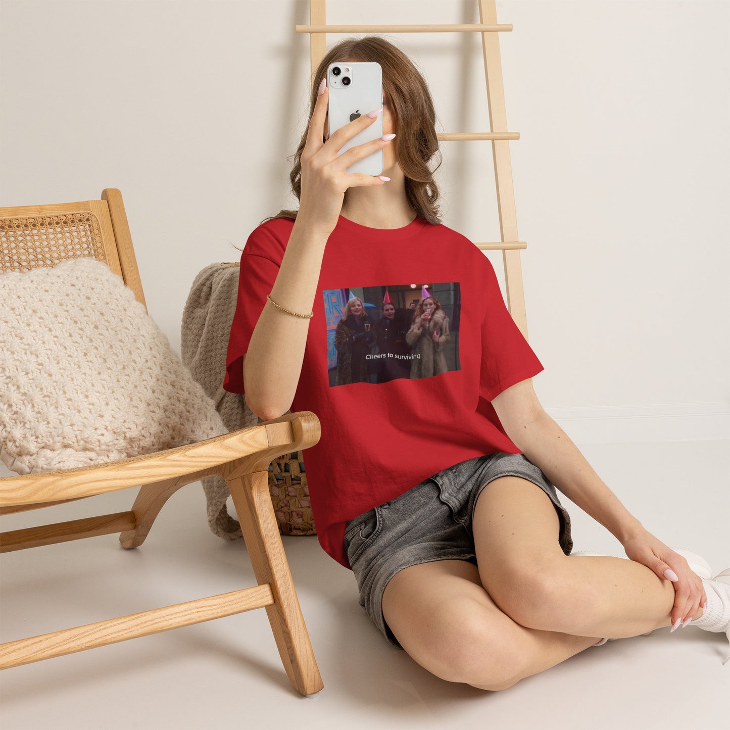 Manhattan Muses Tee "Cheers to Surviving" Tee