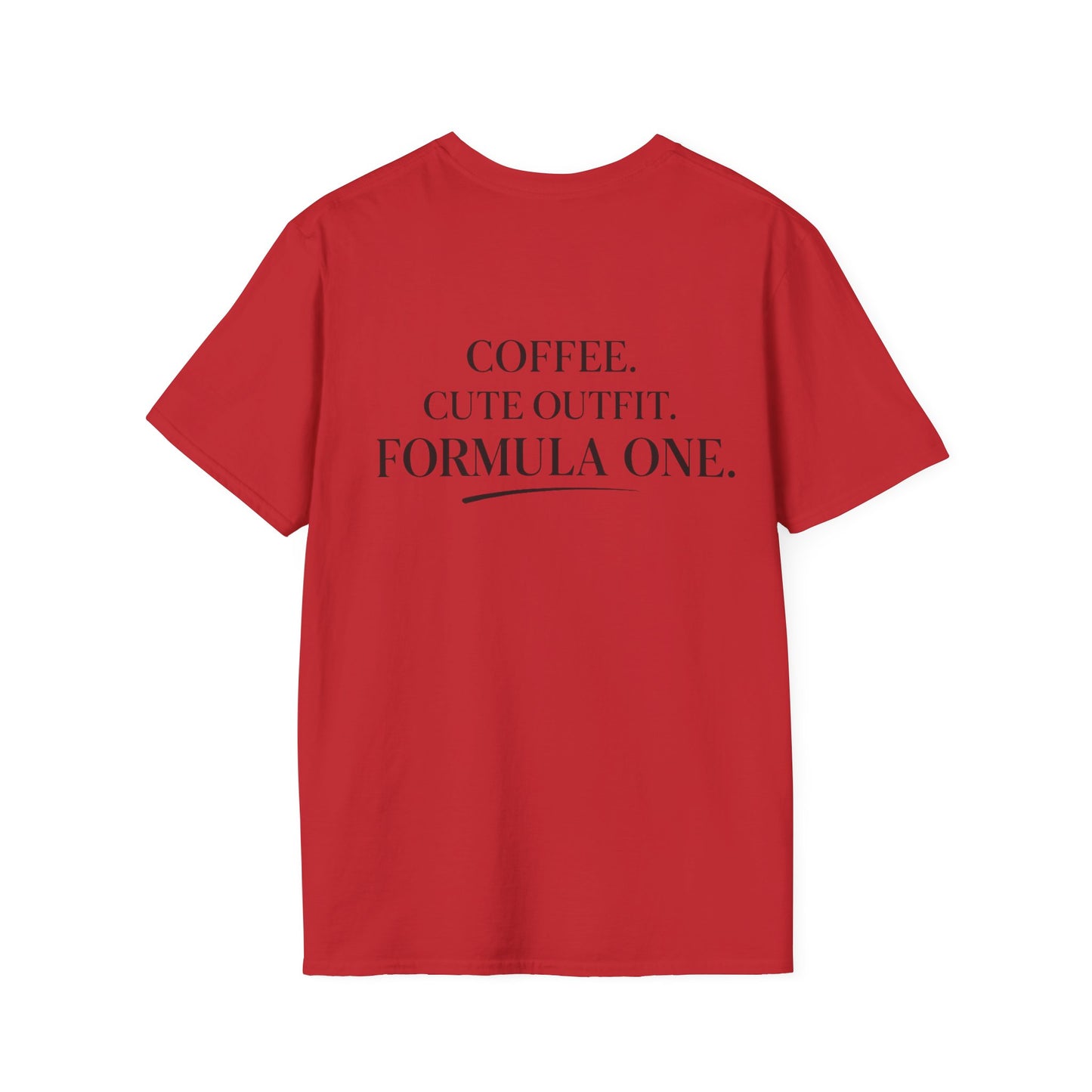 Coffe Cute Outfit Formula One Tee
