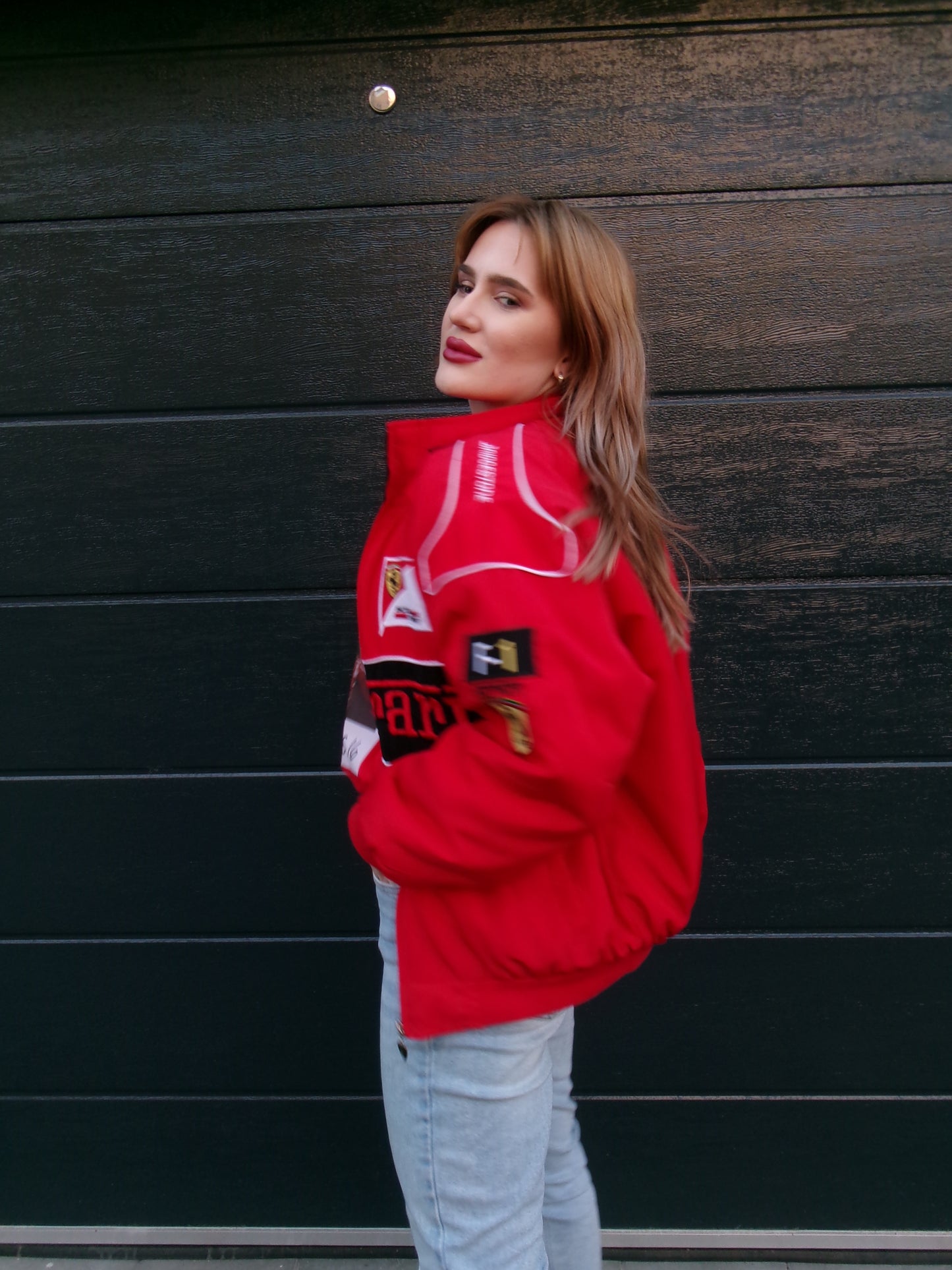 Vintage Ferrari Bomber Jacket