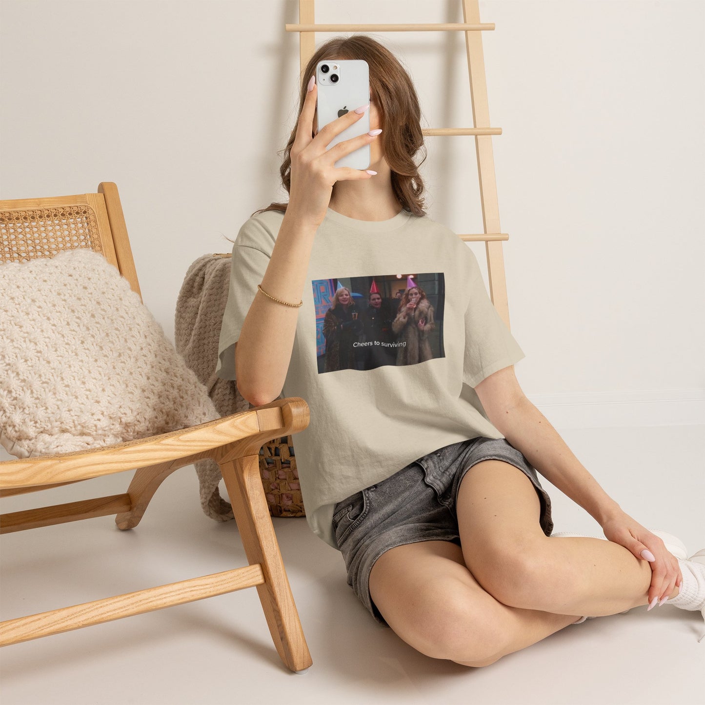 Manhattan Muses Tee "Cheers to Surviving" Tee