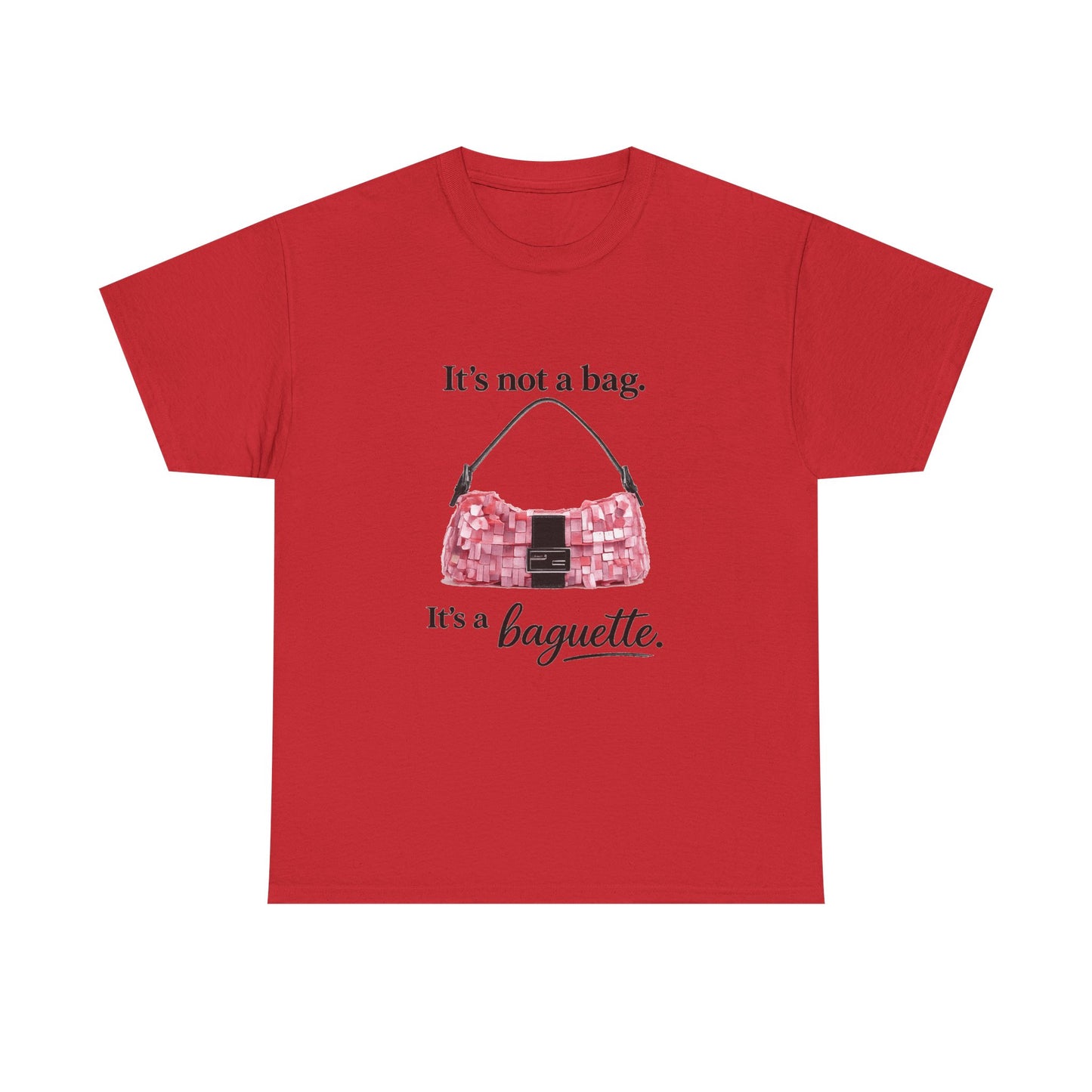 Baguette Purse Graphic Tee – "It's not a bag. It's a baguette." Fashion T‑Shirt