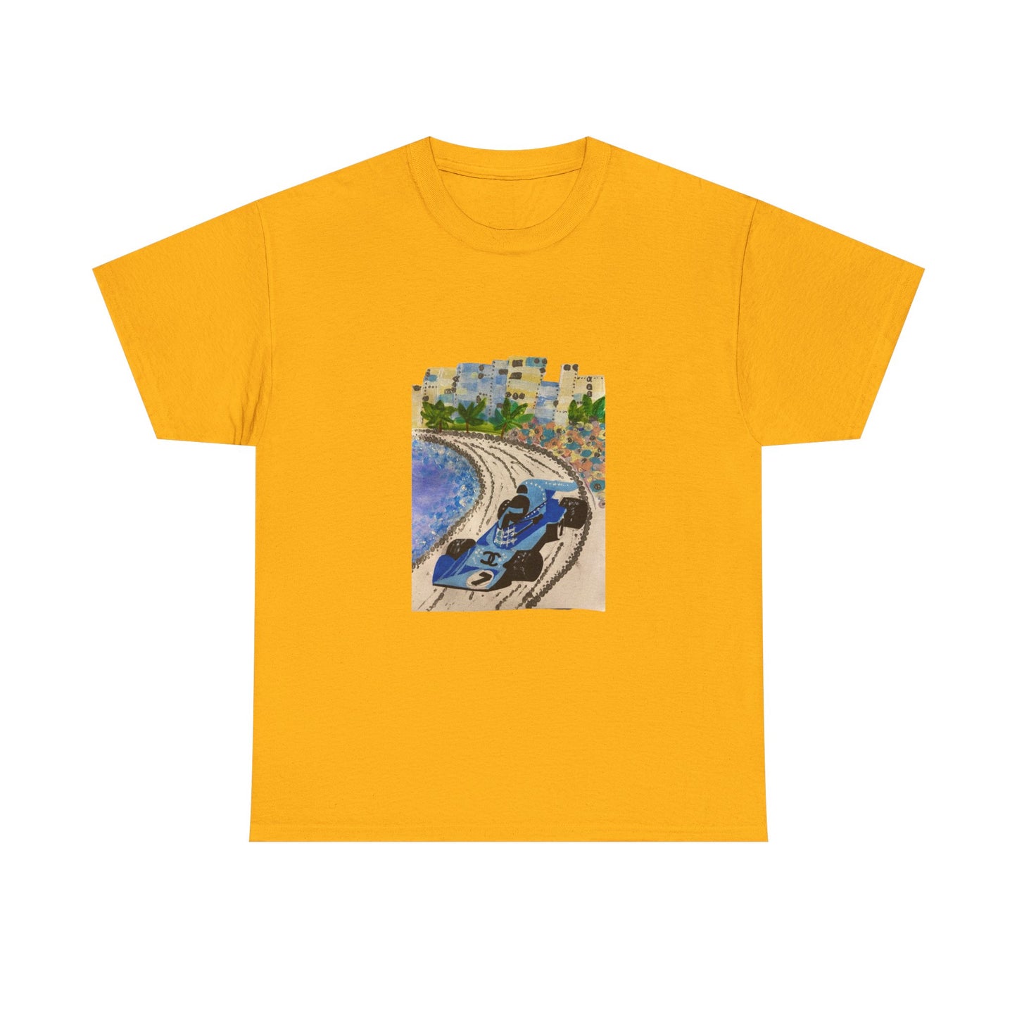 Retro tričko F1 Monako | Ilustrace Vintage Beach Drive