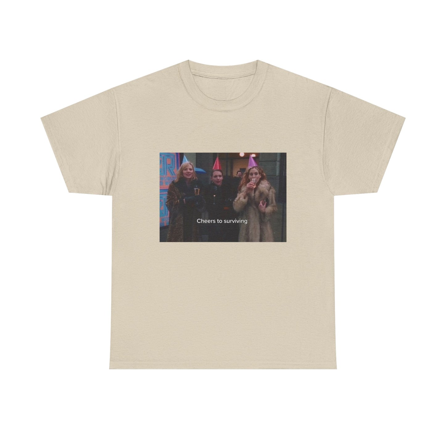 Manhattan Muses Tee "Cheers to Surviving" Tee