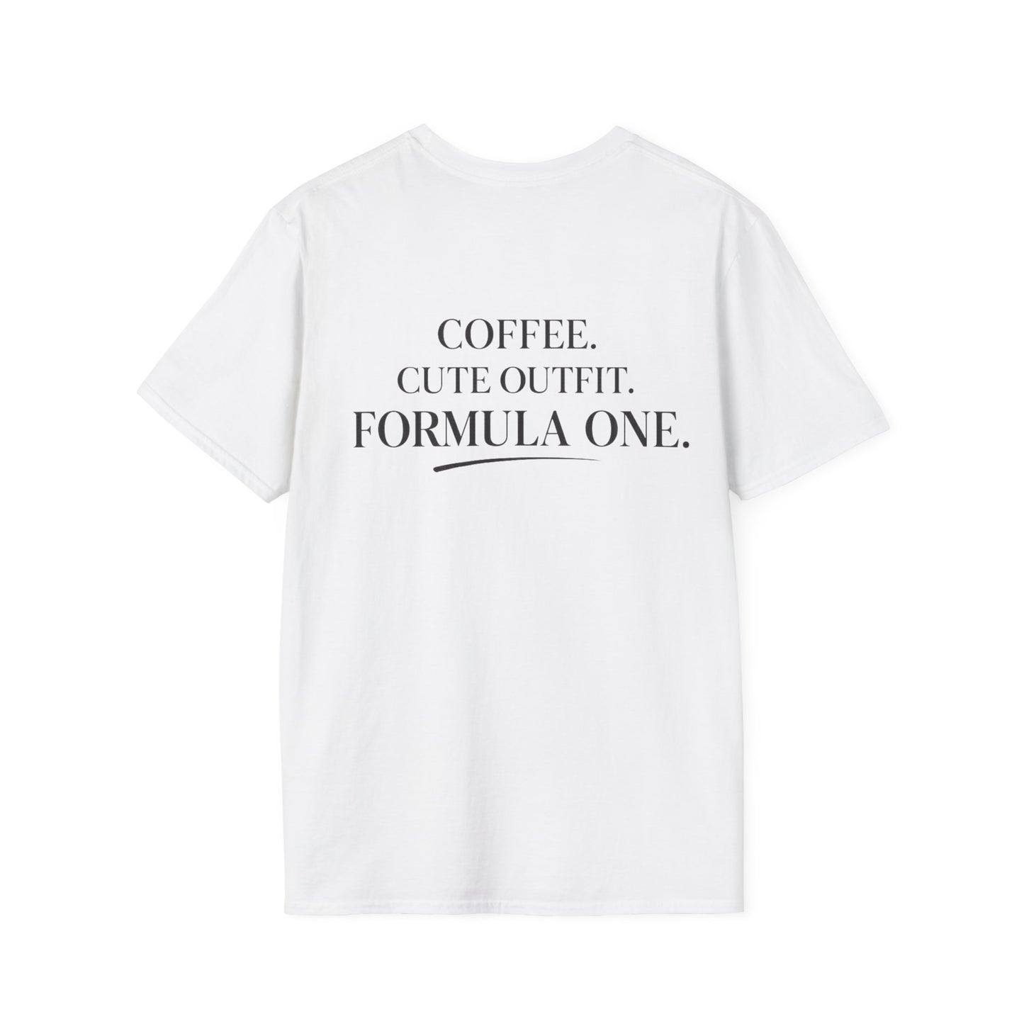 Coffe Cute Outfit Formula One Tee