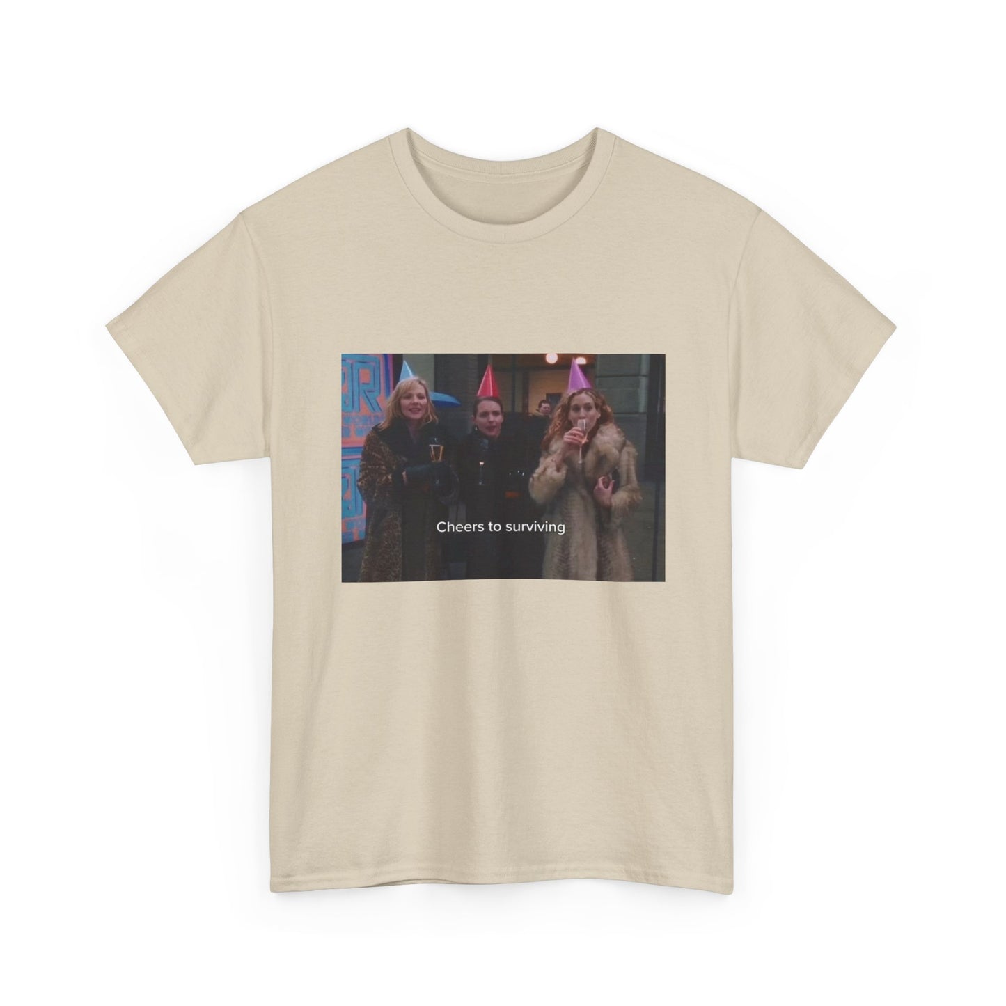 Manhattan Muses Tee "Cheers to Surviving" Tee
