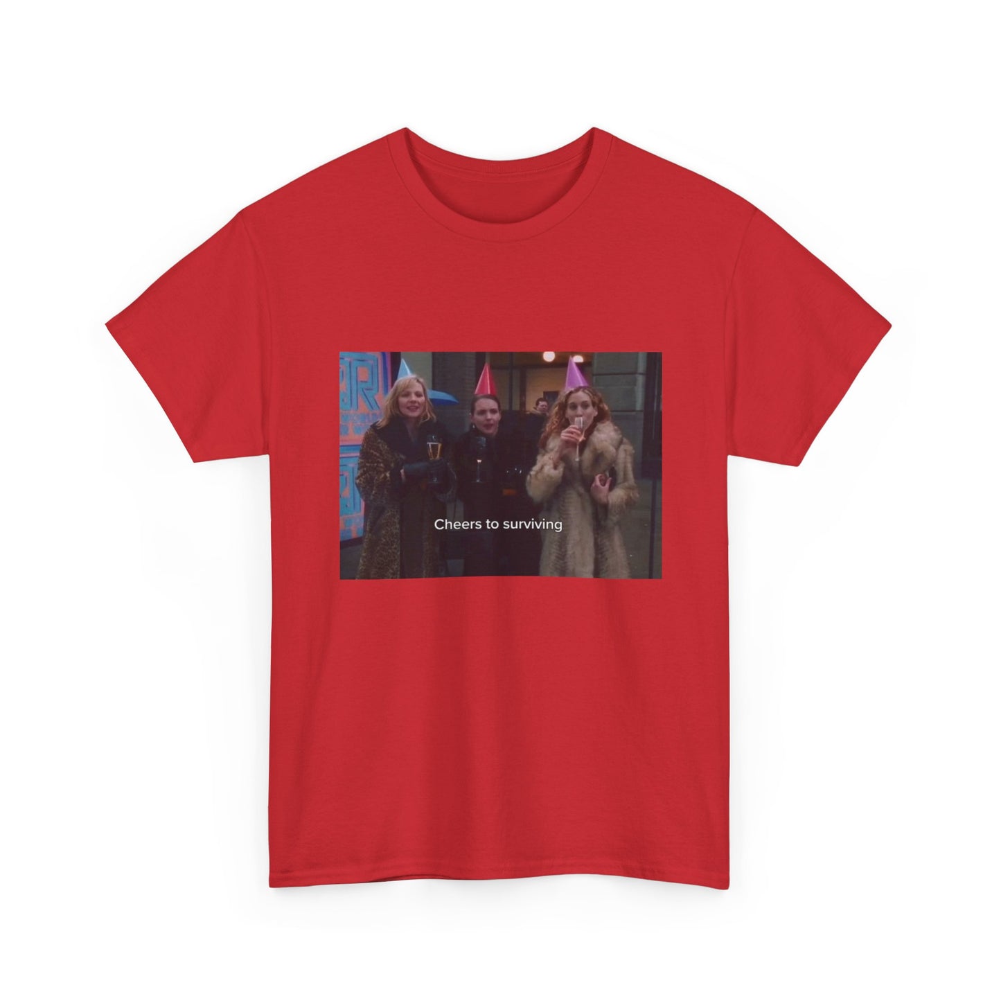 Manhattan Muses Tee "Cheers to Surviving" Tee