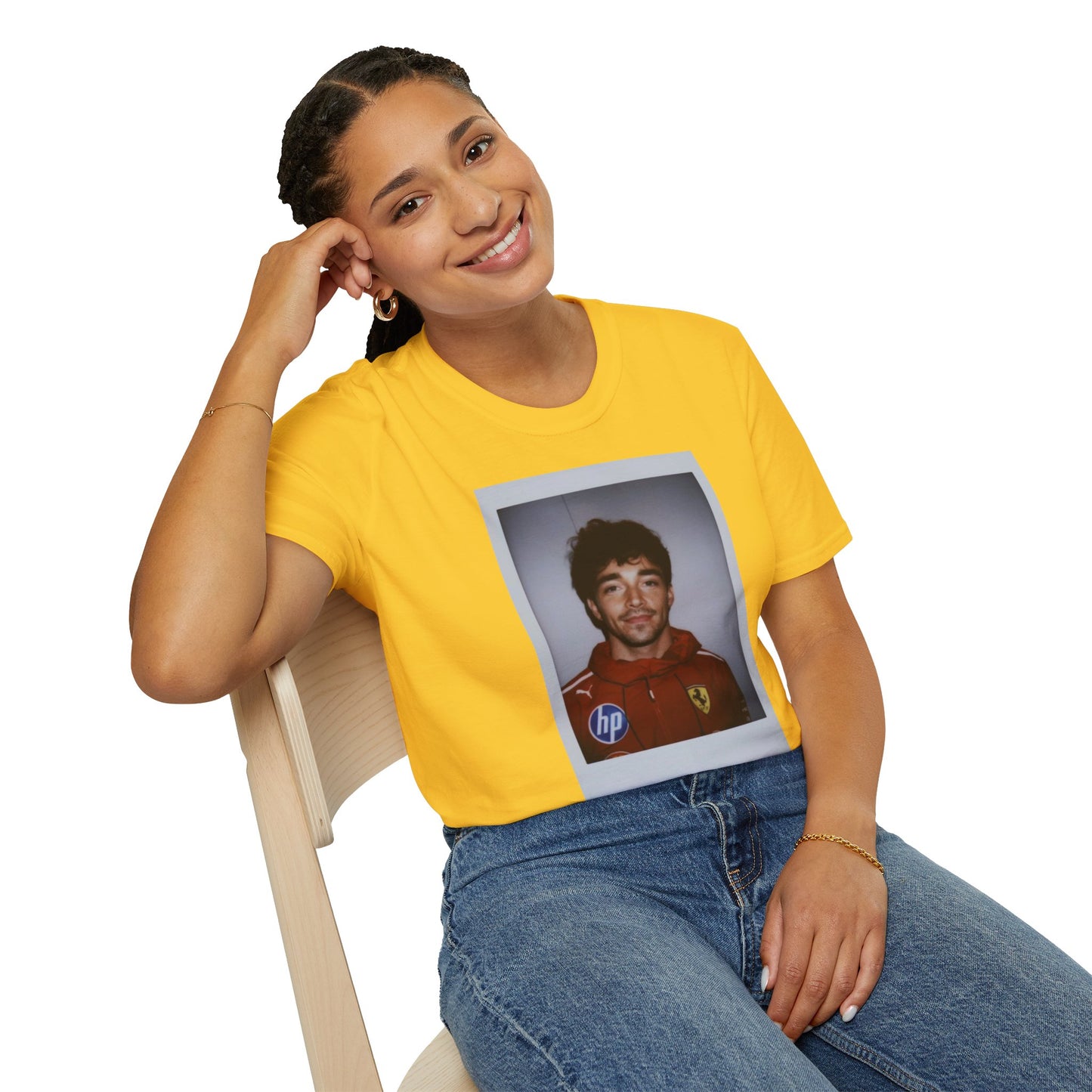Polaroid Photo Charles LeclercT-Shirt