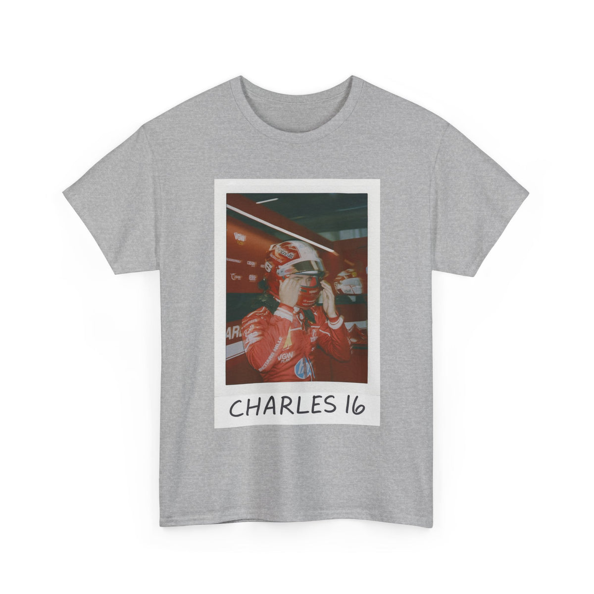 Charles Leclerc 16 F1 Polaroid T-Shirt