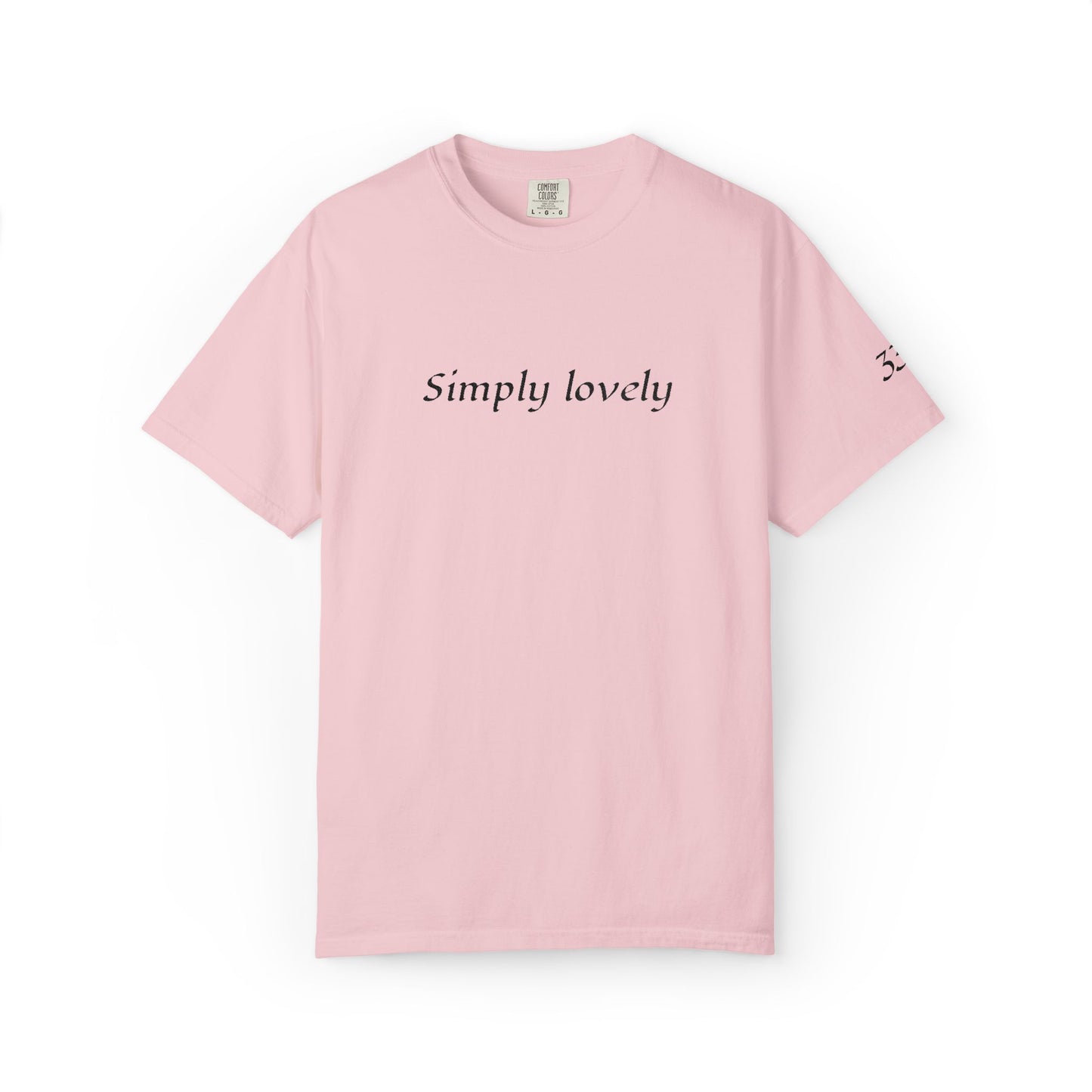 Simply Lovely Emroidered T-Shirt with 333 Angel Number