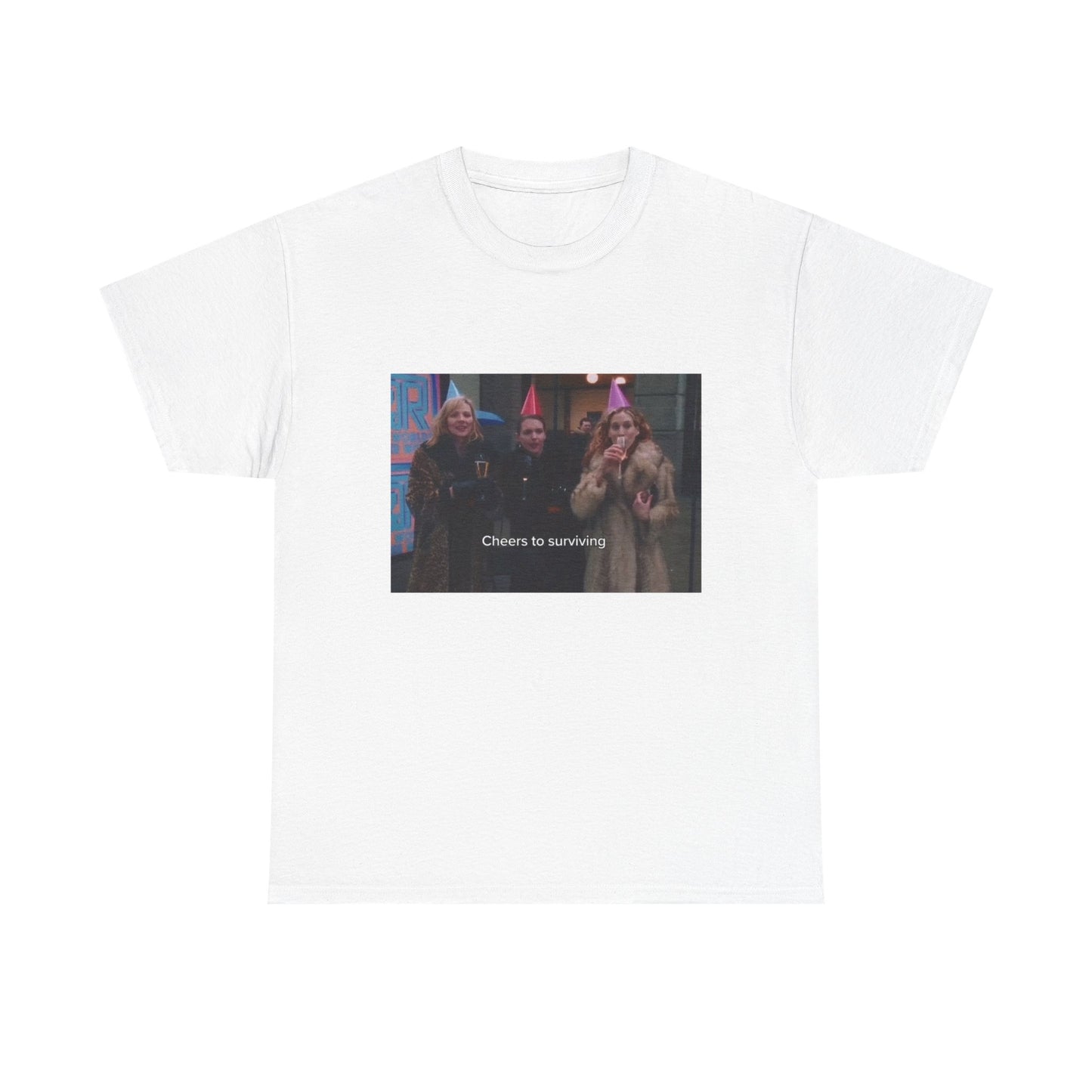 Manhattan Muses Tee "Cheers to Surviving" Tee