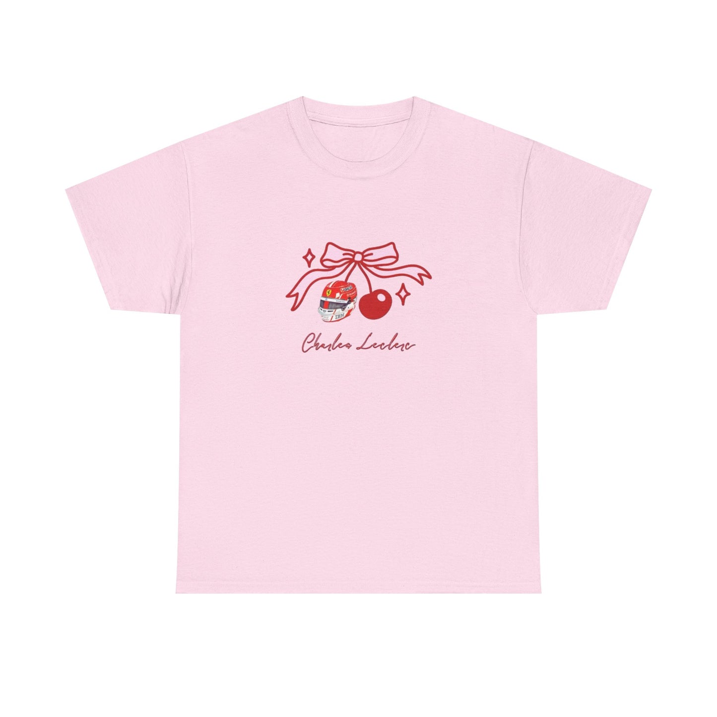 Charles Leclerc Aesthetic Cherry Candy Bow Tee