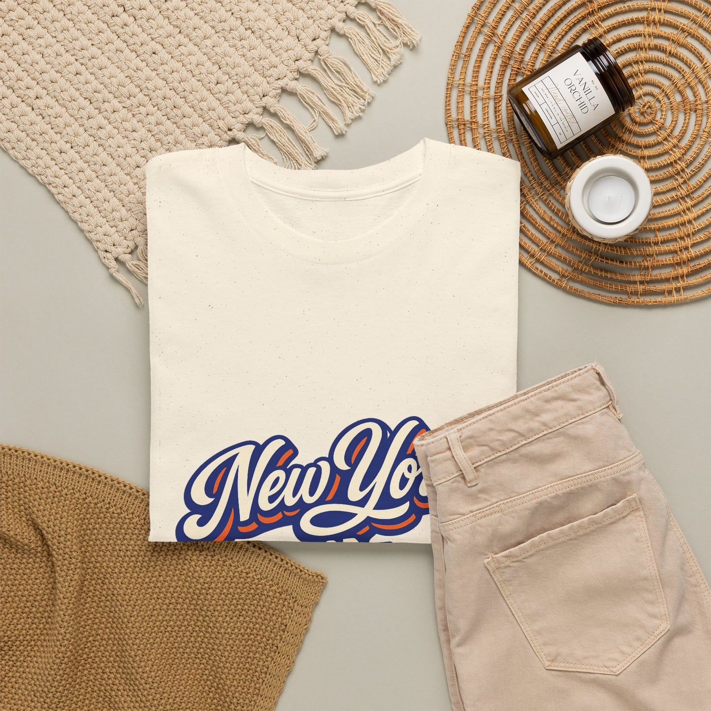 New York or Nowhere T-Shirt | Vintage Script NYC Tee