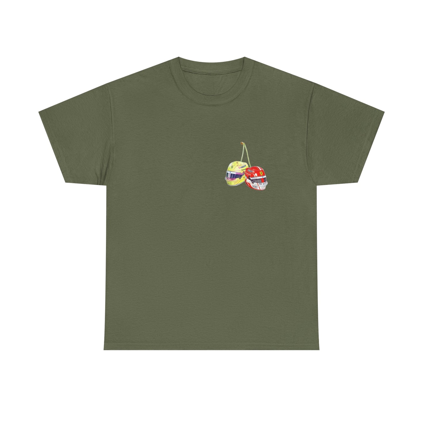 F1 Helmet Shirt Lewis Hamilton & Charles Leclerc Tee