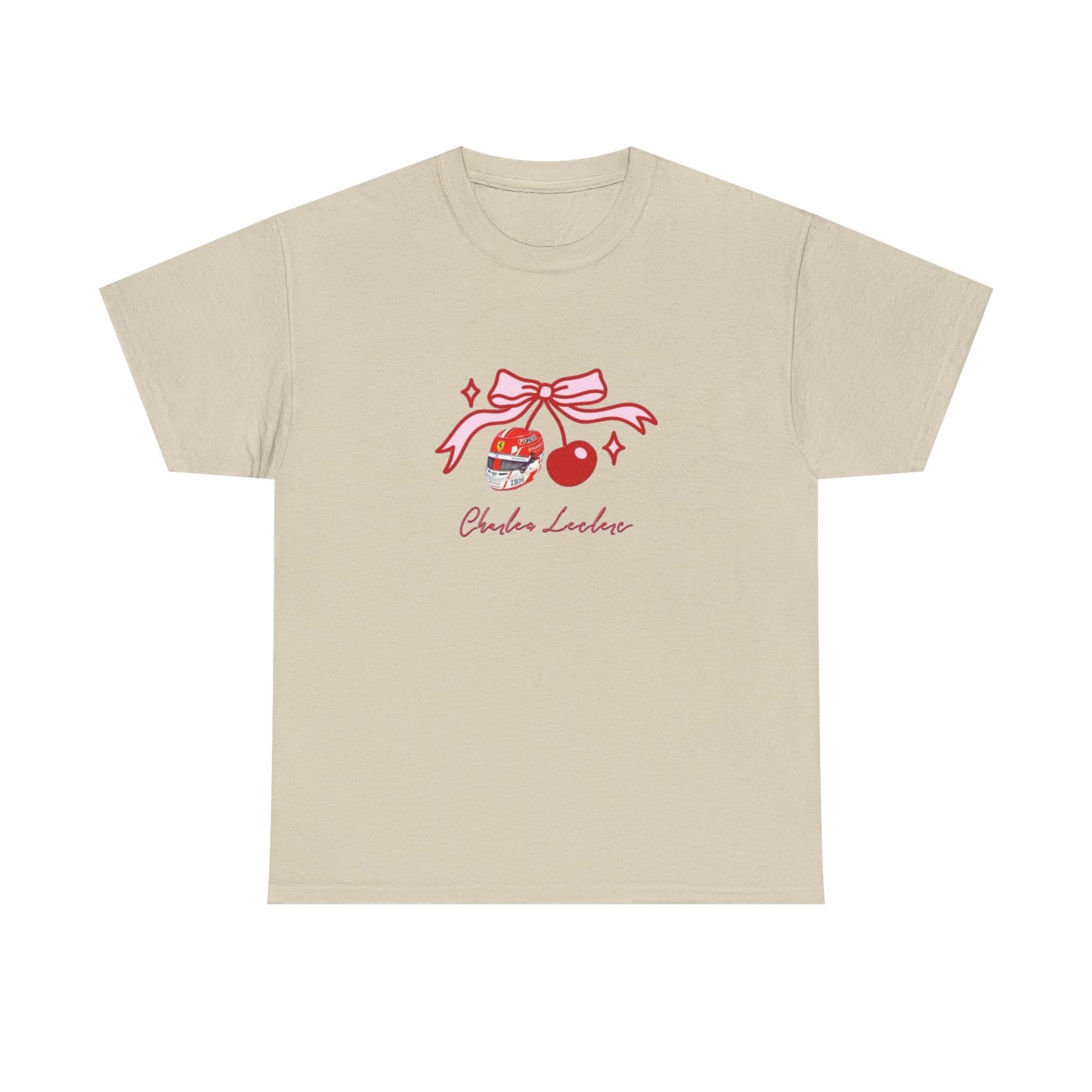 Charles Leclerc Aesthetic Cherry Candy Bow Tee
