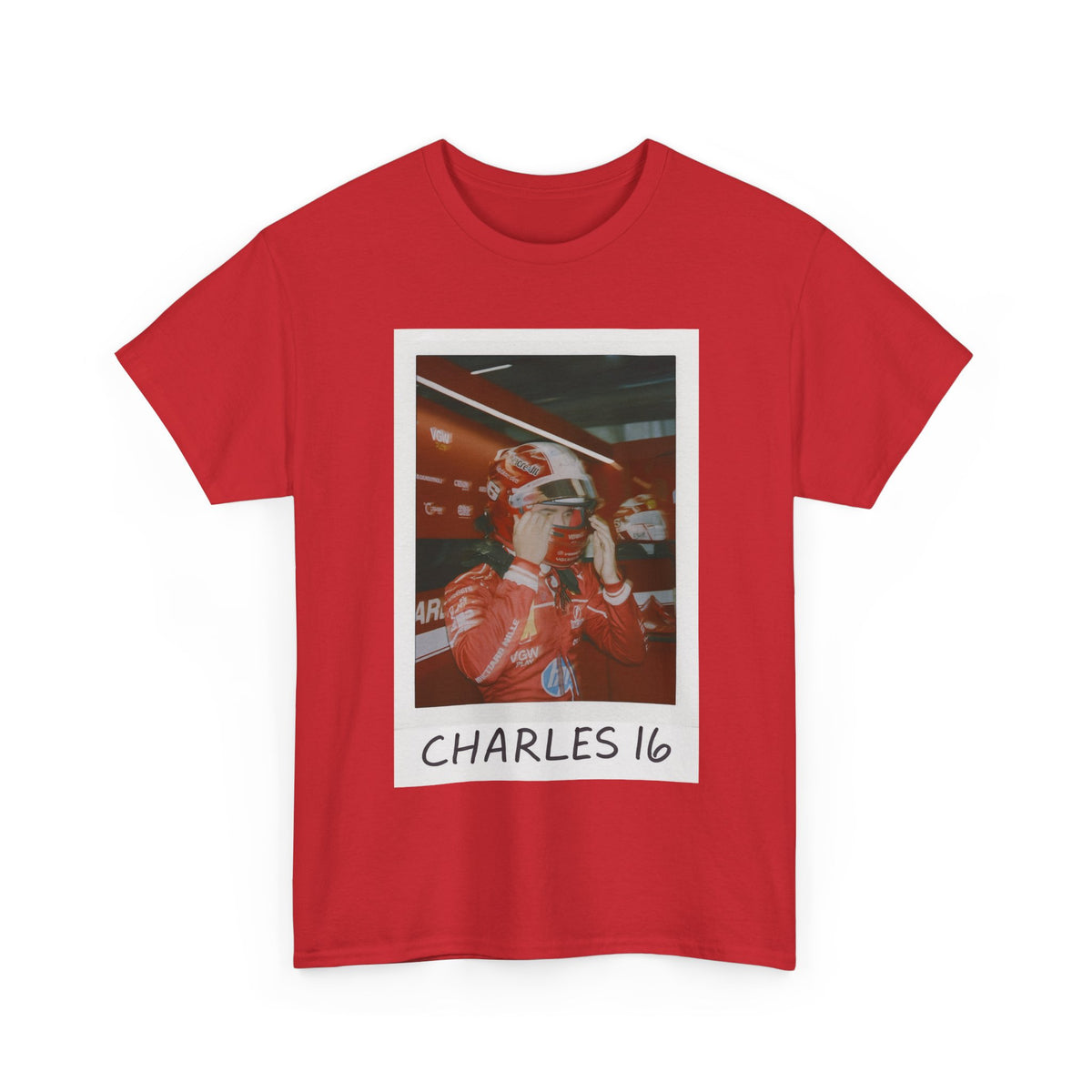 Charles Leclerc 16 F1 Polaroid T-Shirt