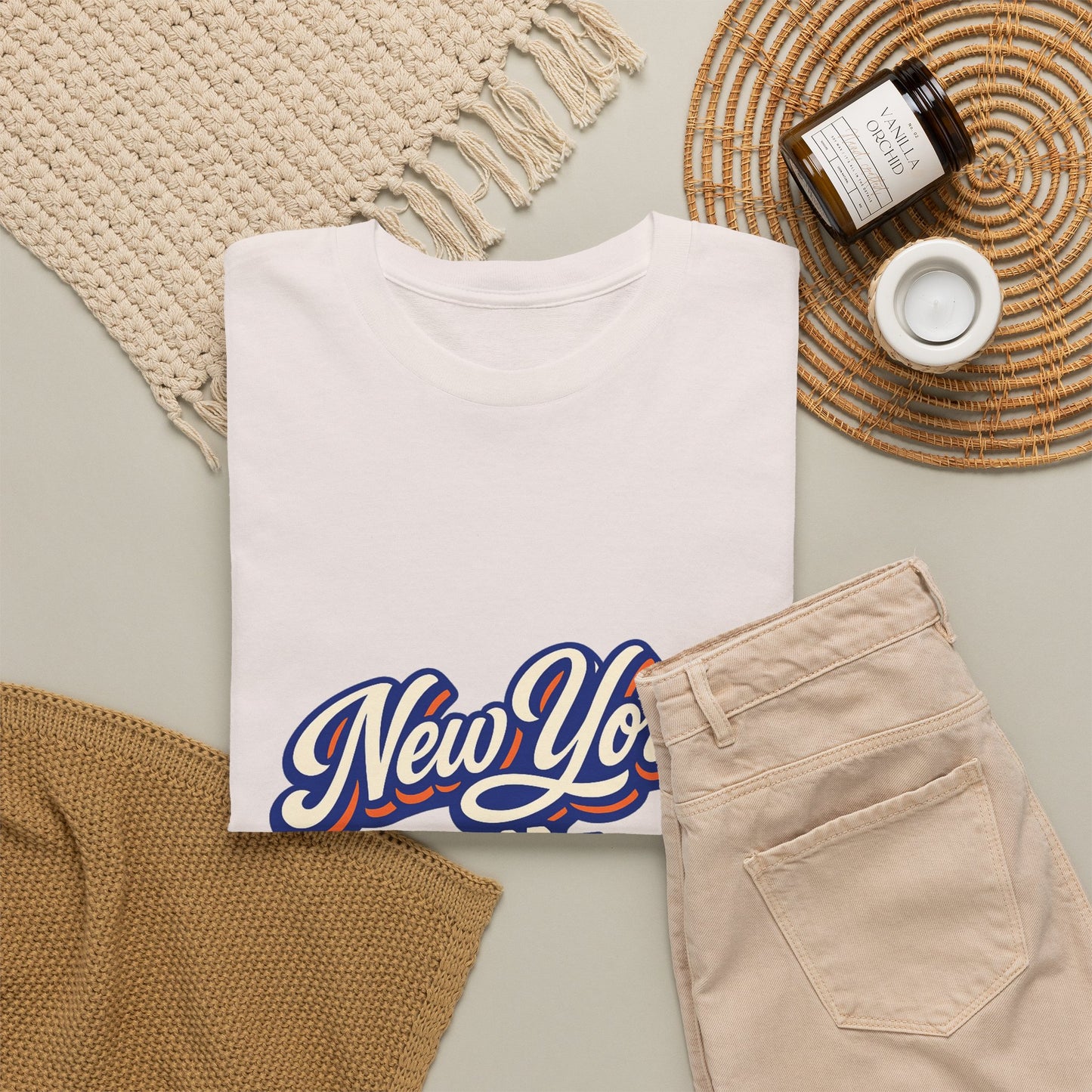 New York or Nowhere T-Shirt | Vintage Script NYC Tee