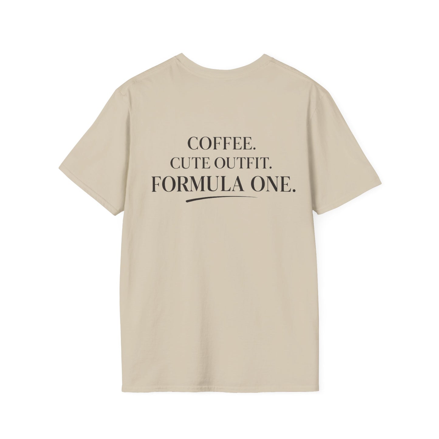 Coffe Cute Outfit Formula One Tee