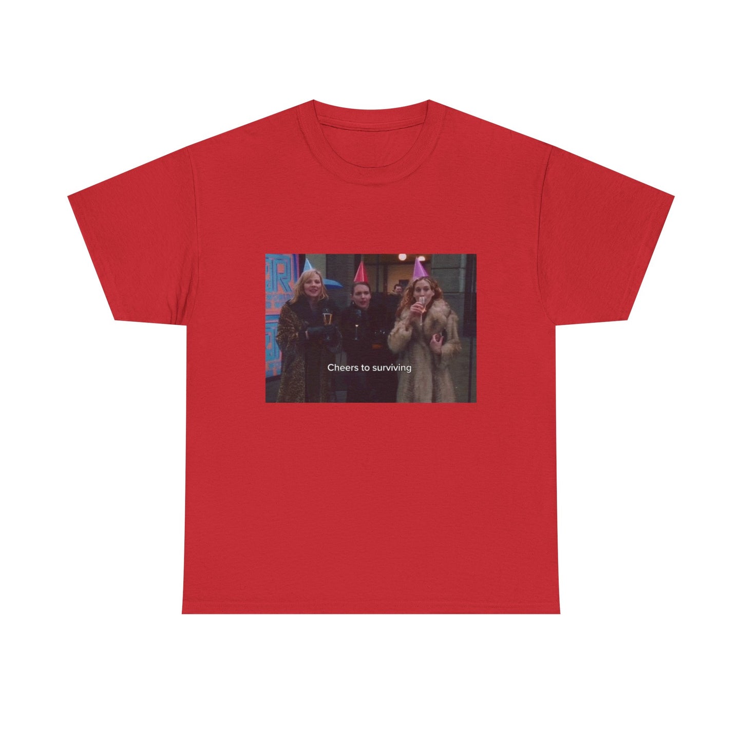 Manhattan Muses Tee "Cheers to Surviving" Tee