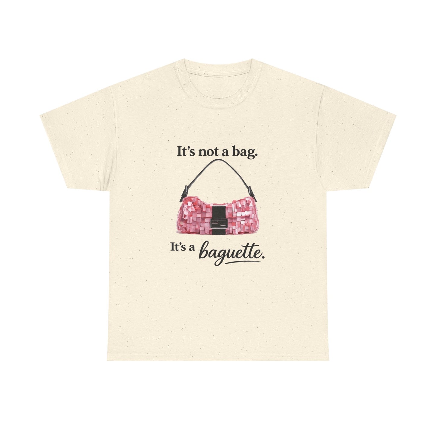 Baguette Purse Graphic Tee – "It's not a bag. It's a baguette." Fashion T‑Shirt