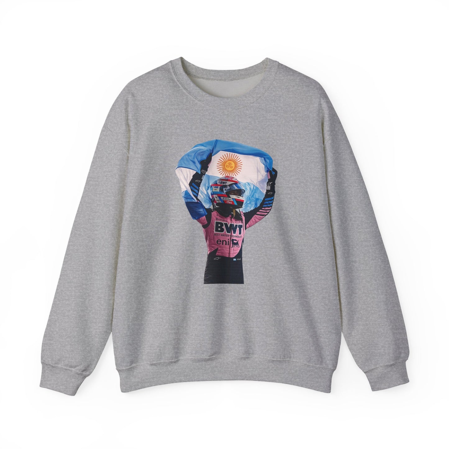 Franco Colapinto With Argentinian Flag Crewneck Sweatshirt