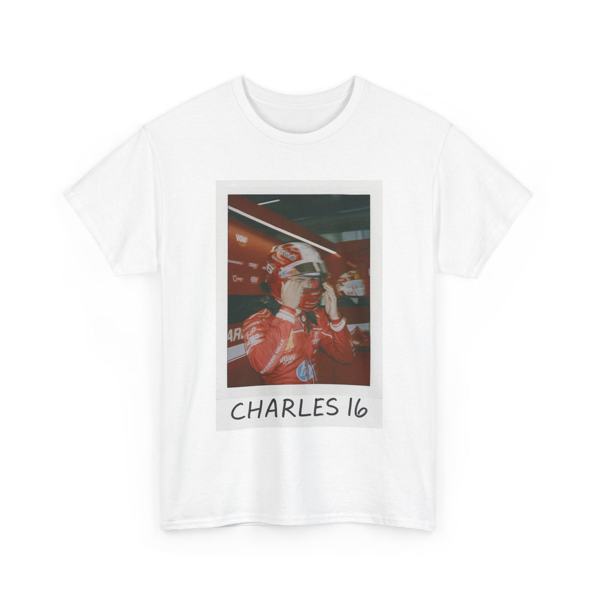 Charles Leclerc 16 F1 Polaroid T-Shirt