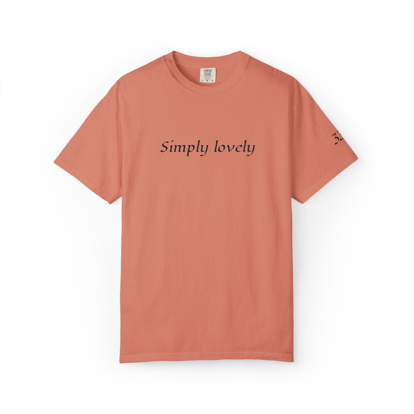 Simply Lovely Emroidered T-Shirt with 333 Angel Number