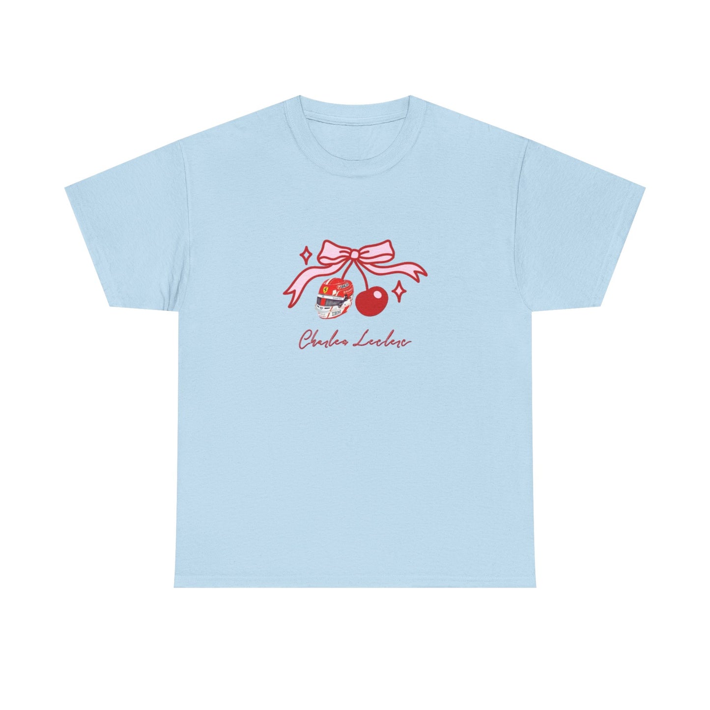 Charles Leclerc Aesthetic Cherry Candy Bow Tee