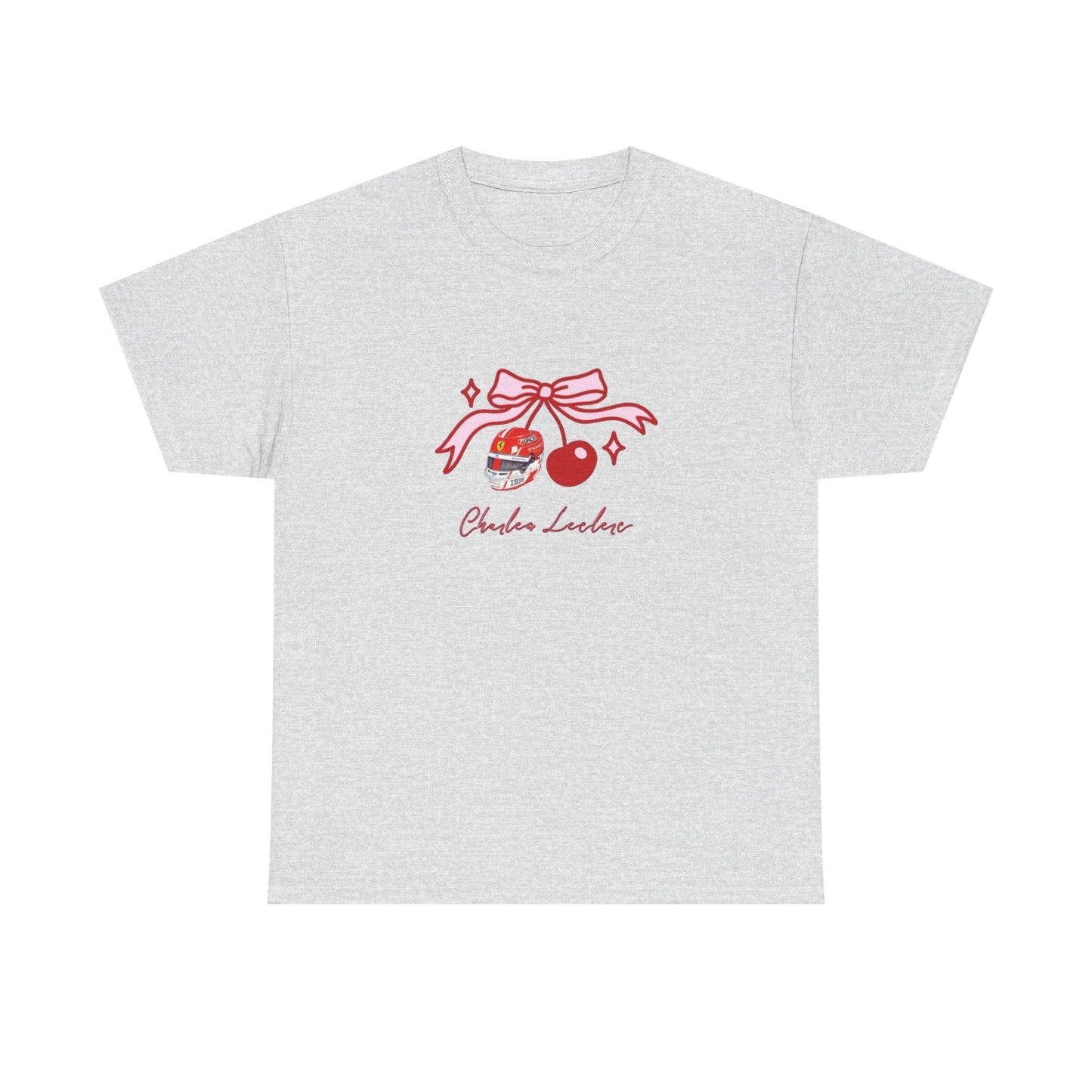 Charles Leclerc Aesthetic Cherry Candy Bow Tee