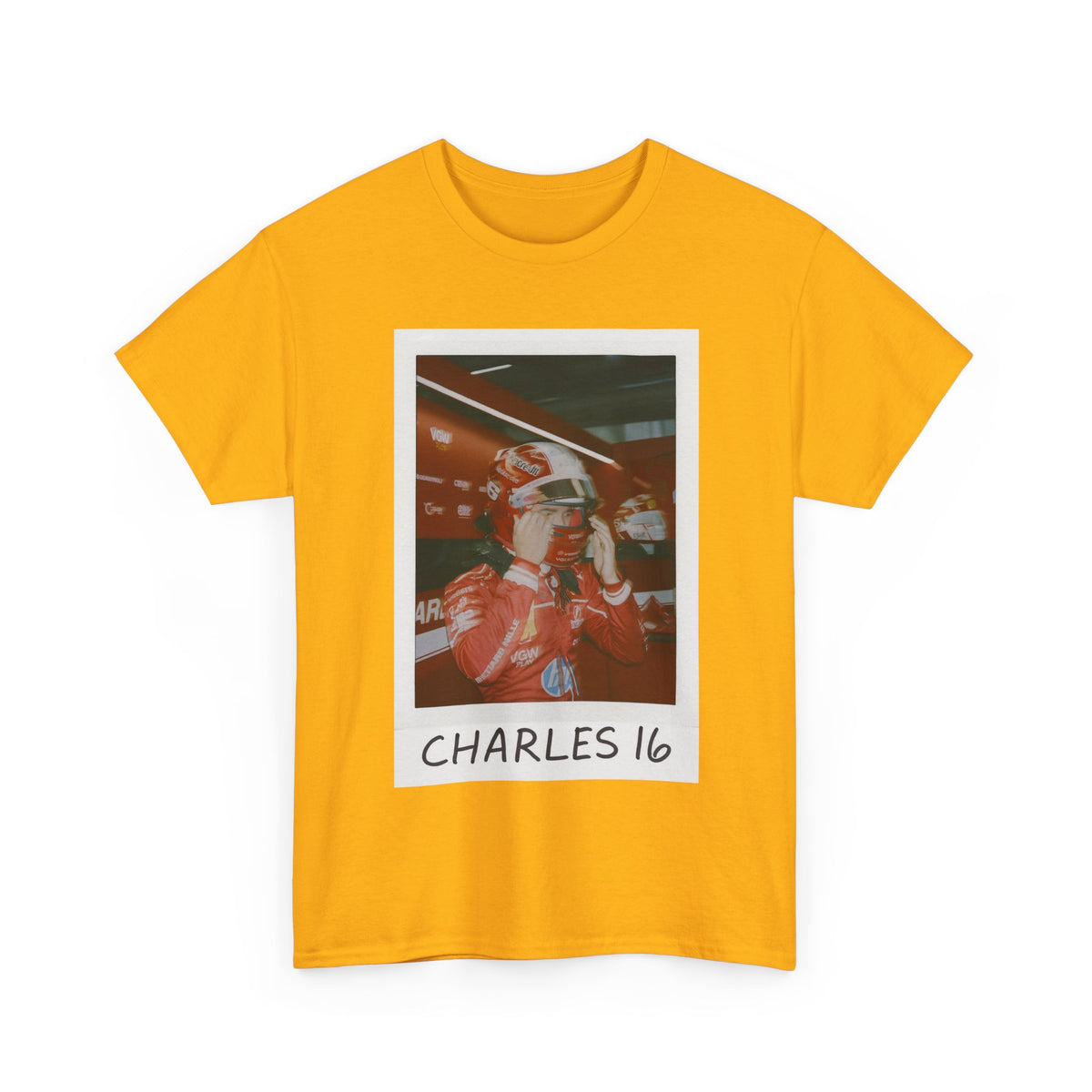 Charles Leclerc 16 F1 Polaroid T-Shirt