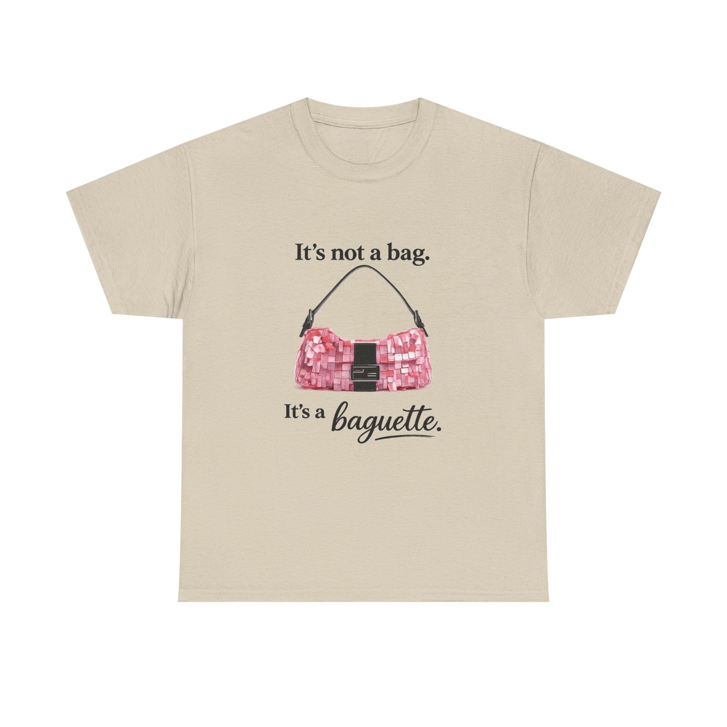 Baguette Purse Graphic Tee – "It's not a bag. It's a baguette." Fashion T‑Shirt