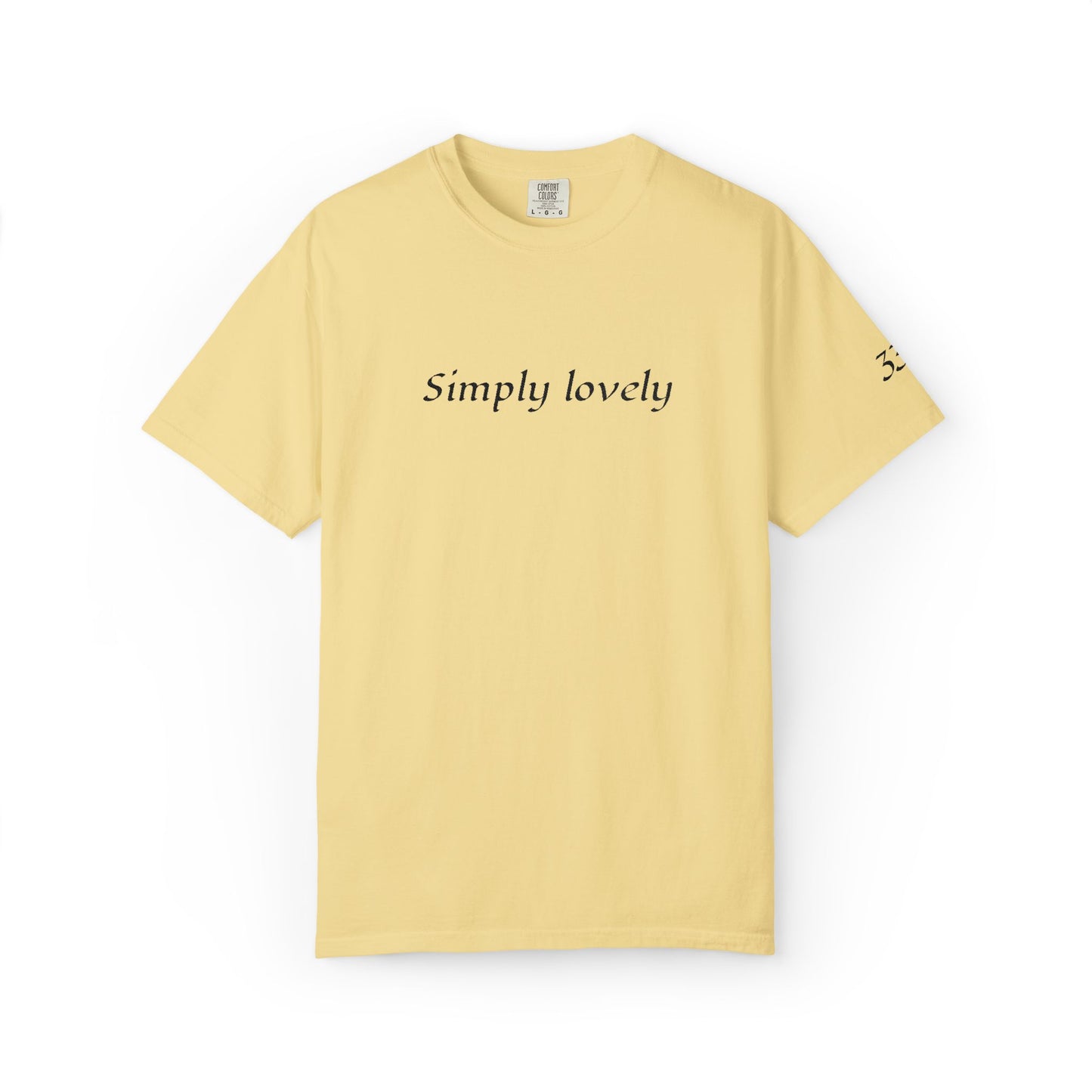 Simply Lovely Emroidered T-Shirt with 333 Angel Number