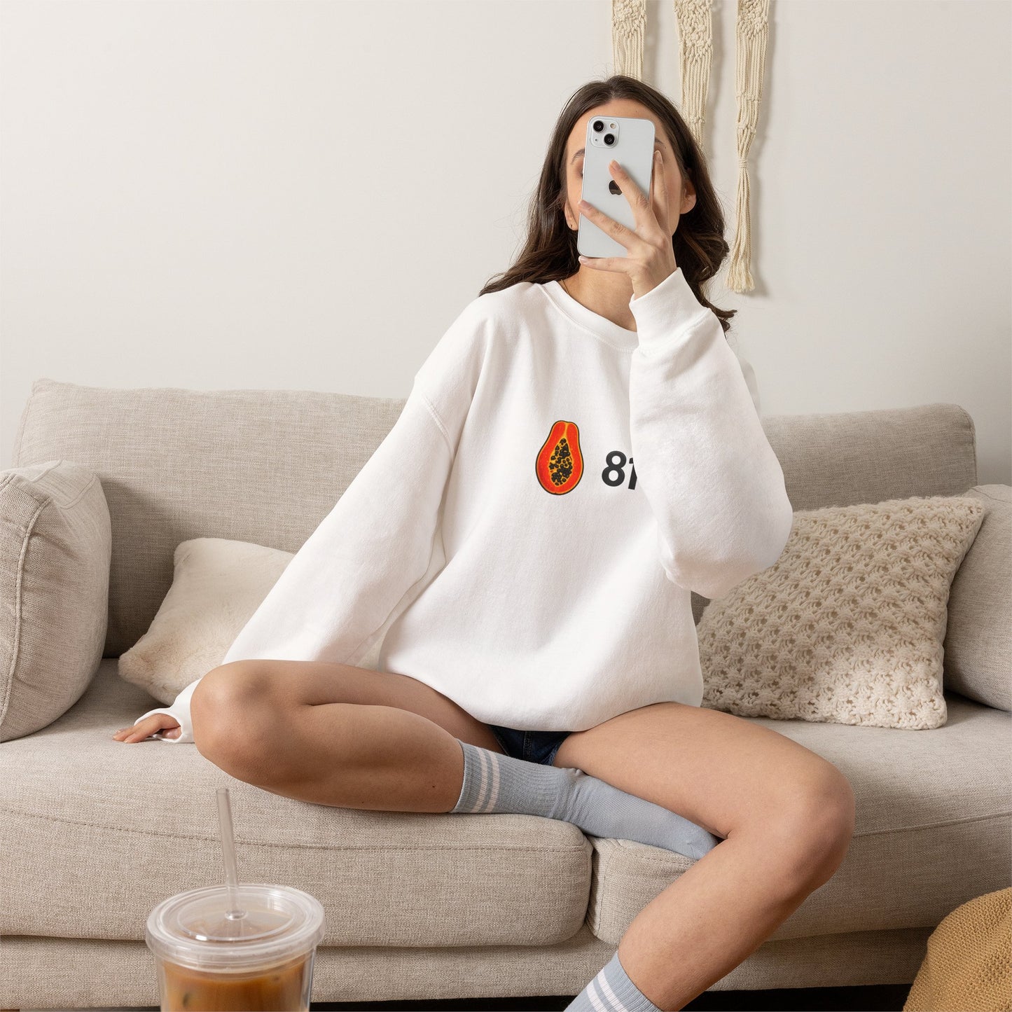 Papaya 81 Crewneck Sweatshirt Oscar Piastri Inspired
