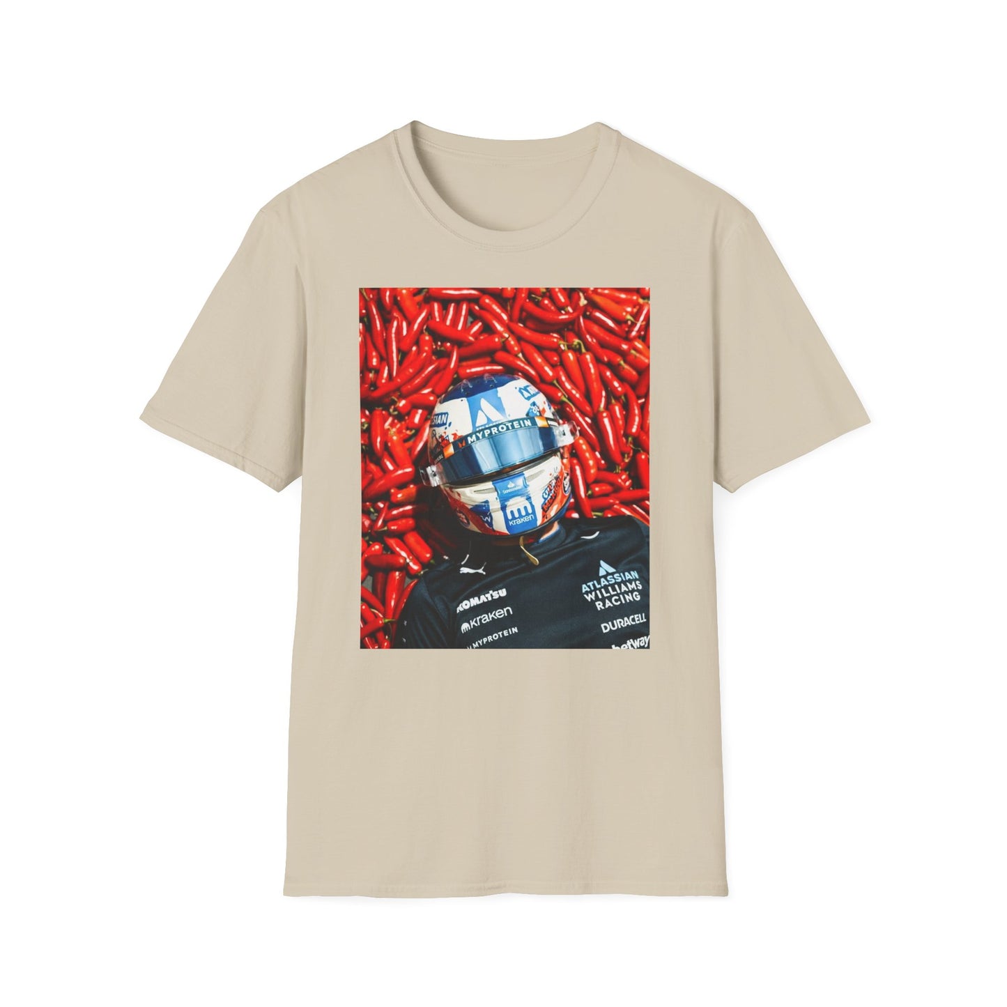 Carlos Sainz Red Chili Peppers T-Shirt | Motorsport Art