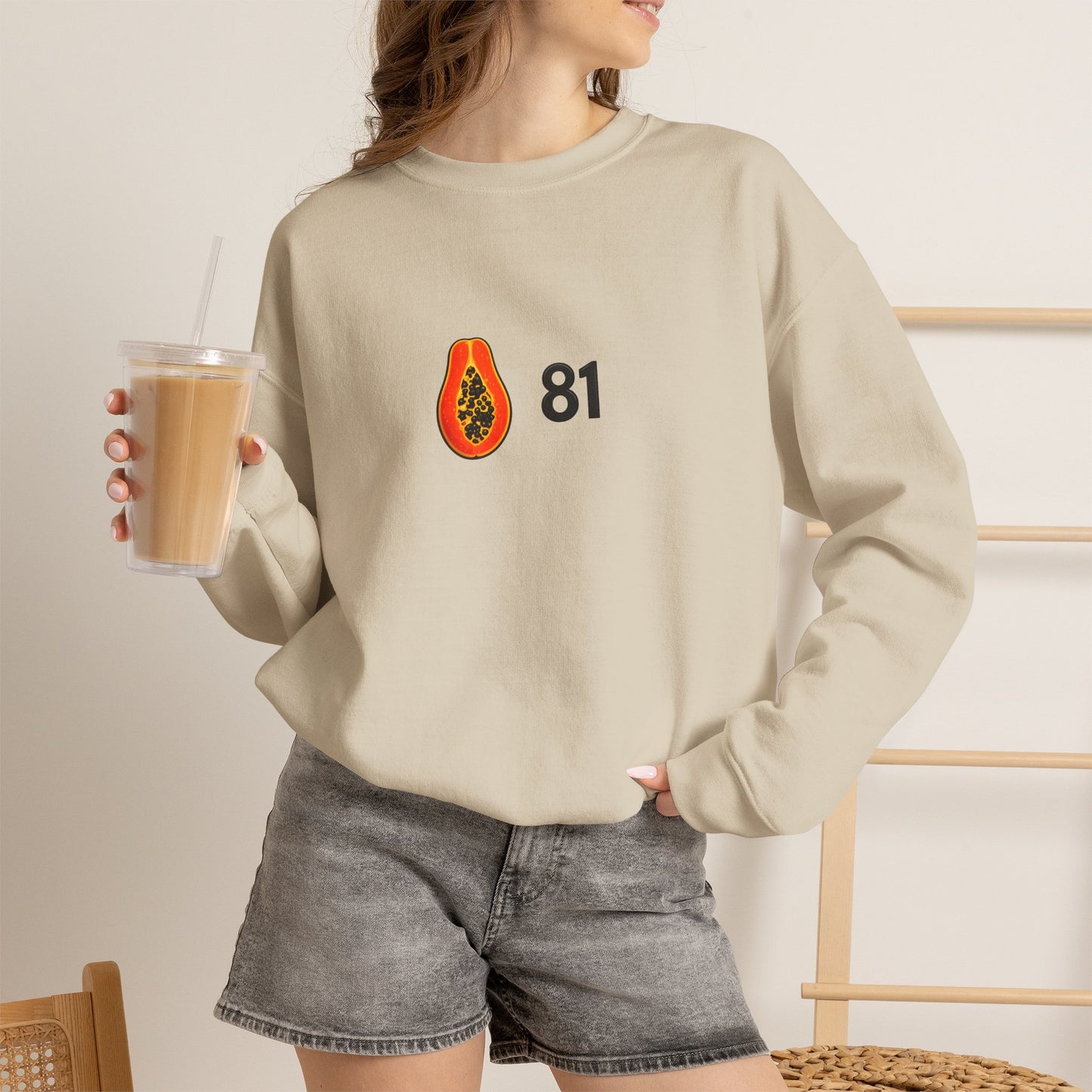 Papaya 81 Crewneck Sweatshirt Oscar Piastri Inspired