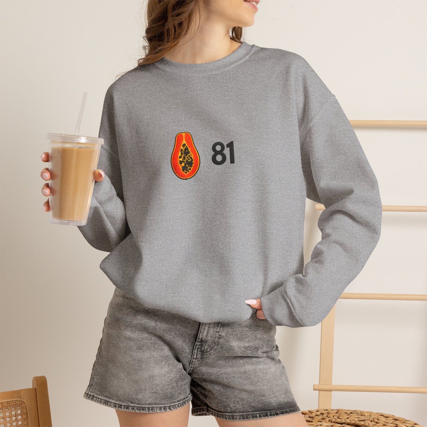 Papaya 81 Crewneck Sweatshirt Oscar Piastri Inspired
