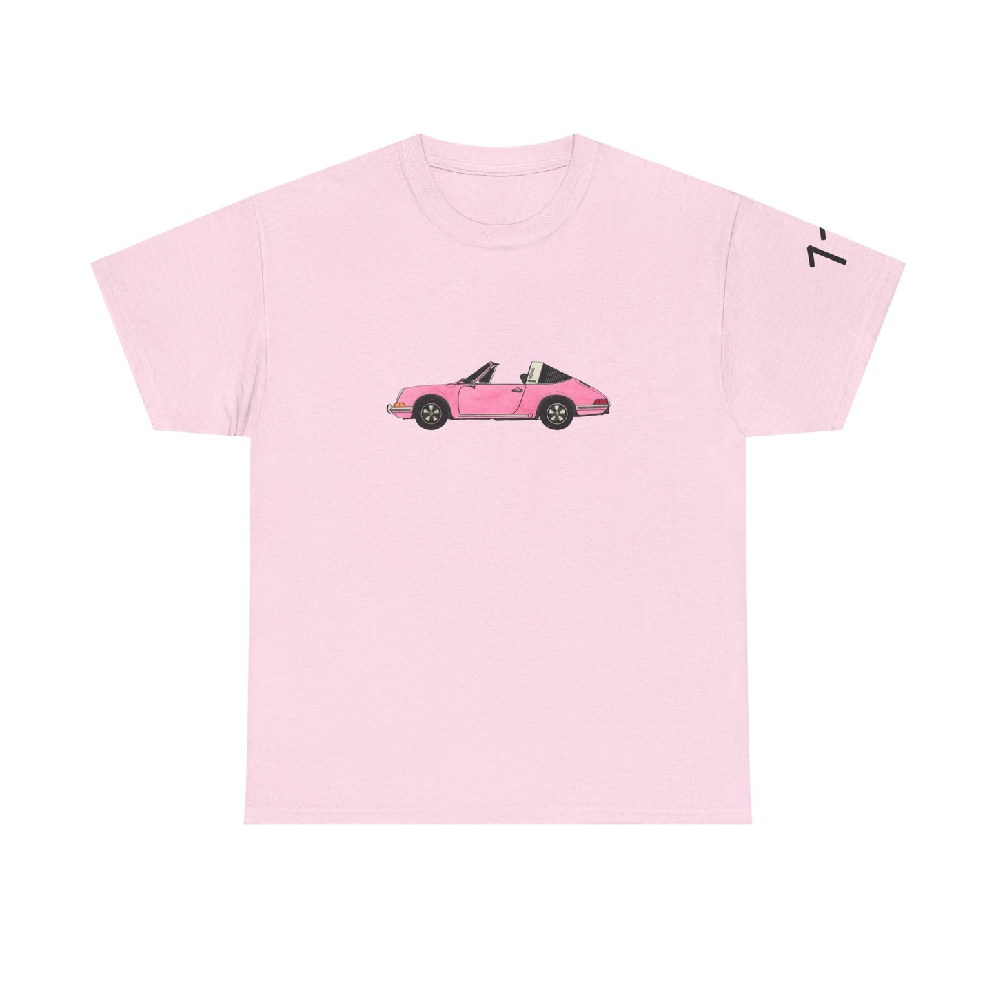Classic Pink Convertible Car Tee