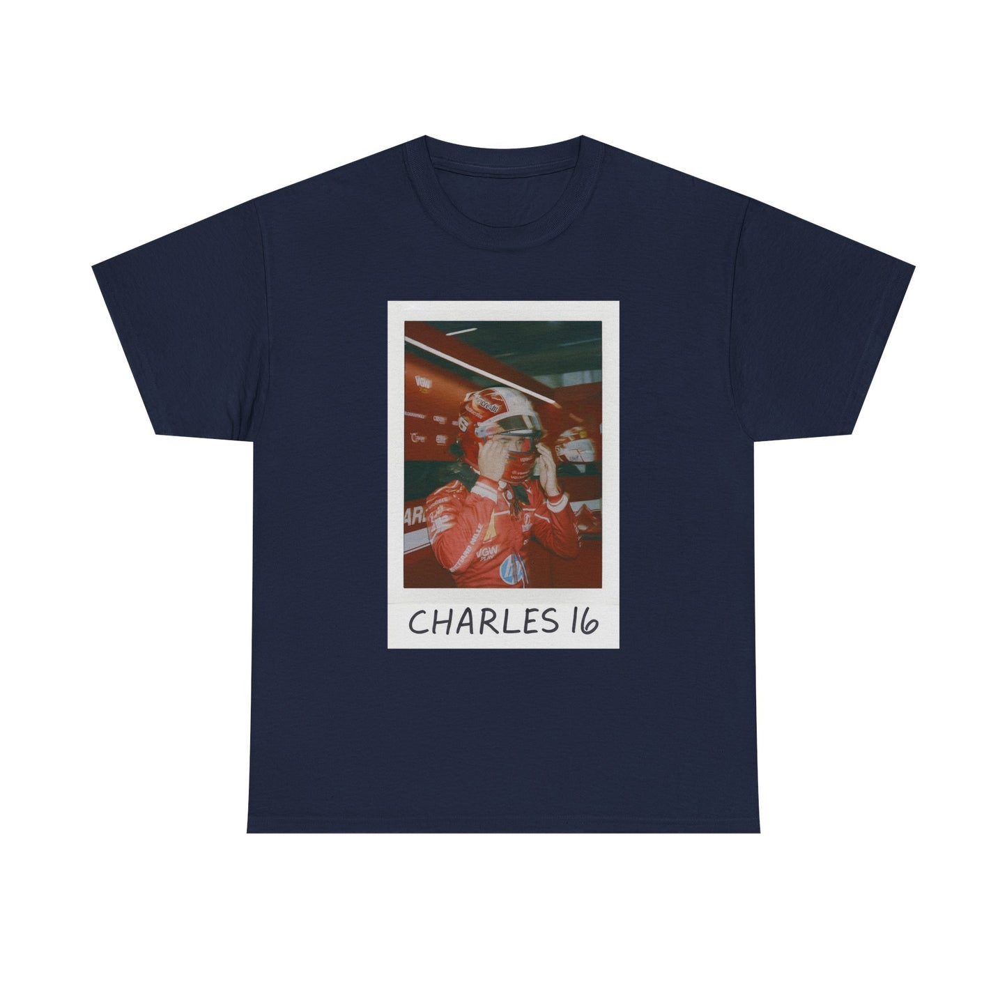 Charles Leclerc 16 F1 Polaroid T-Shirt