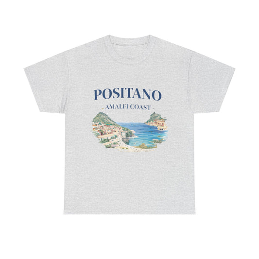 Positano Amalfi Coast Tee — Vintage Coastal Italy Travel T-Shirt