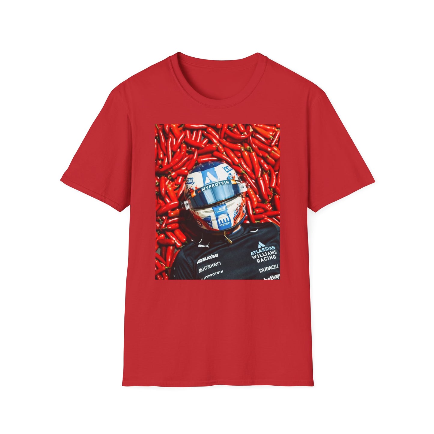 Carlos Sainz Red Chili Peppers T-Shirt | Motorsport Art