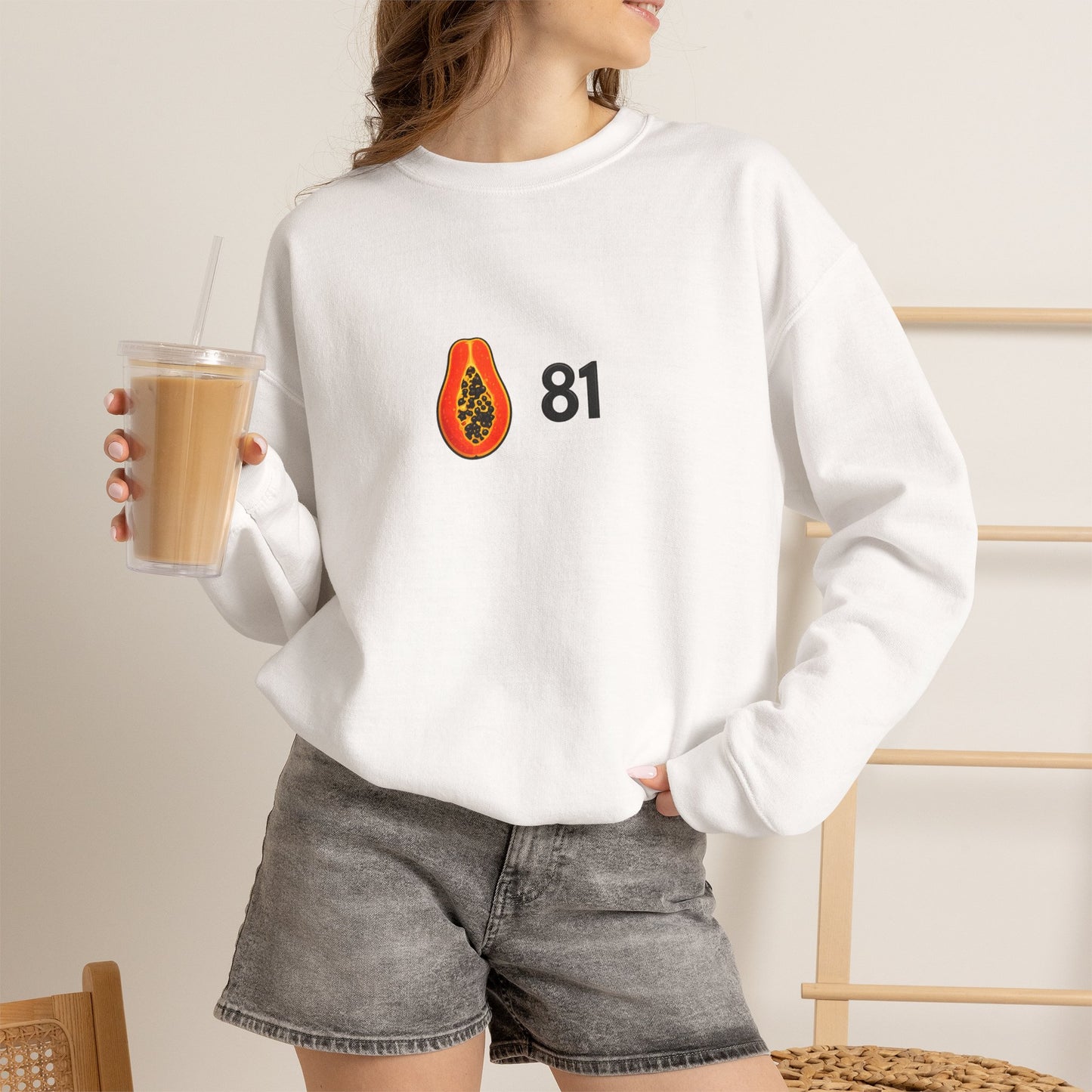 Papaya 81 Crewneck Sweatshirt Oscar Piastri Inspired