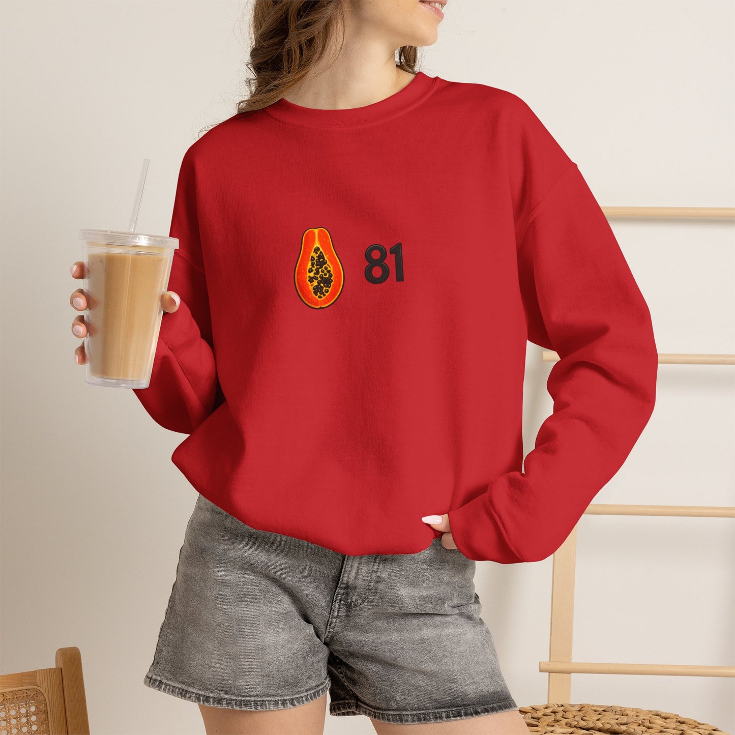 Papaya 81 Crewneck Sweatshirt Oscar Piastri Inspired