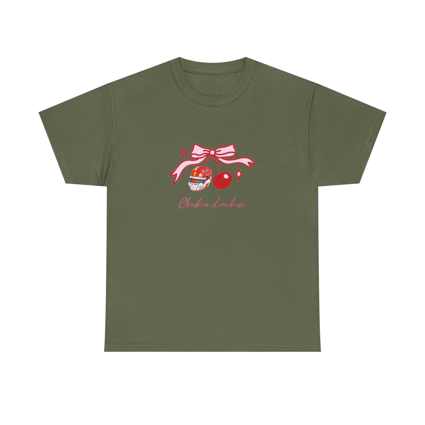 Charles Leclerc Aesthetic Cherry Candy Bow Tee
