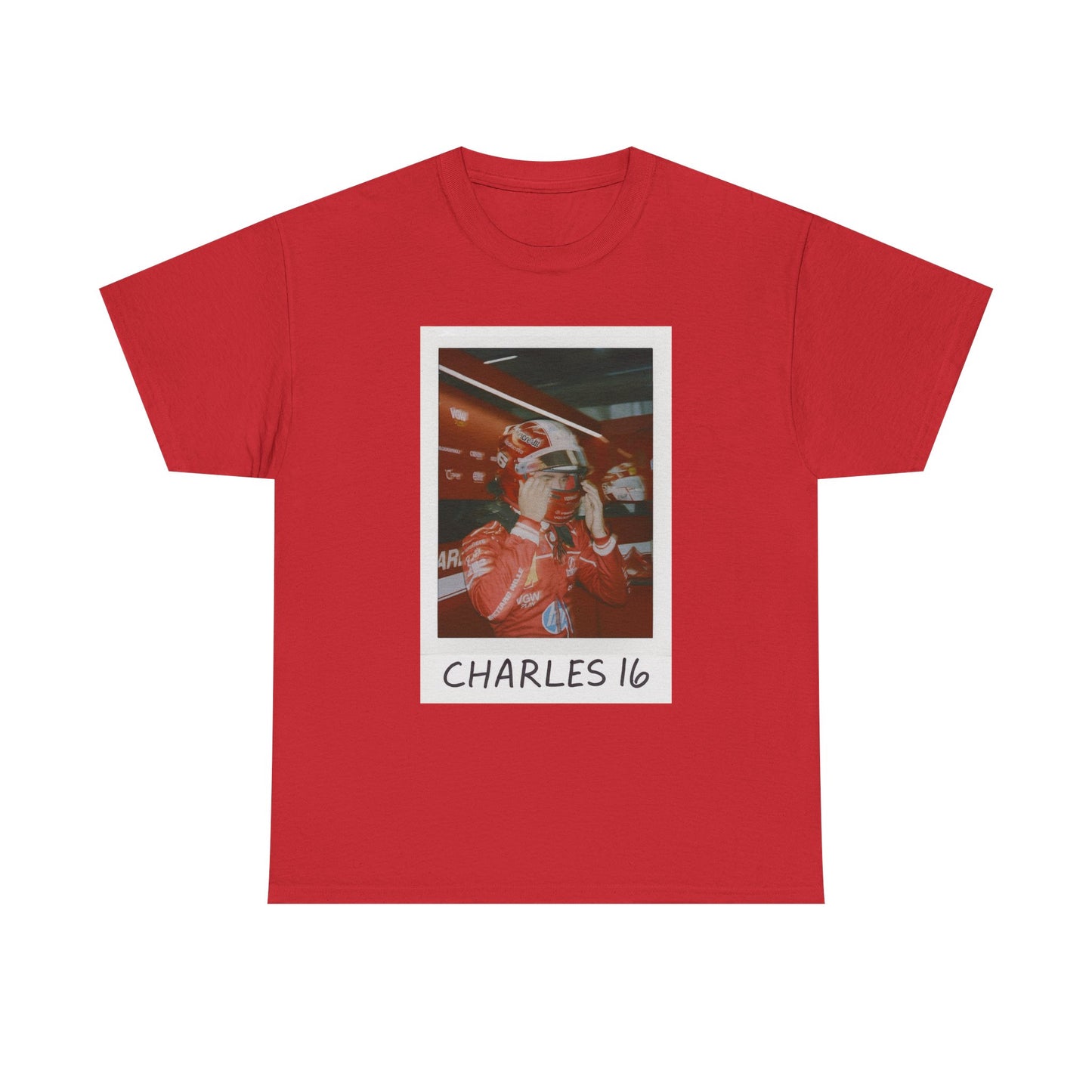Charles Leclerc 16 F1 Polaroid T-Shirt