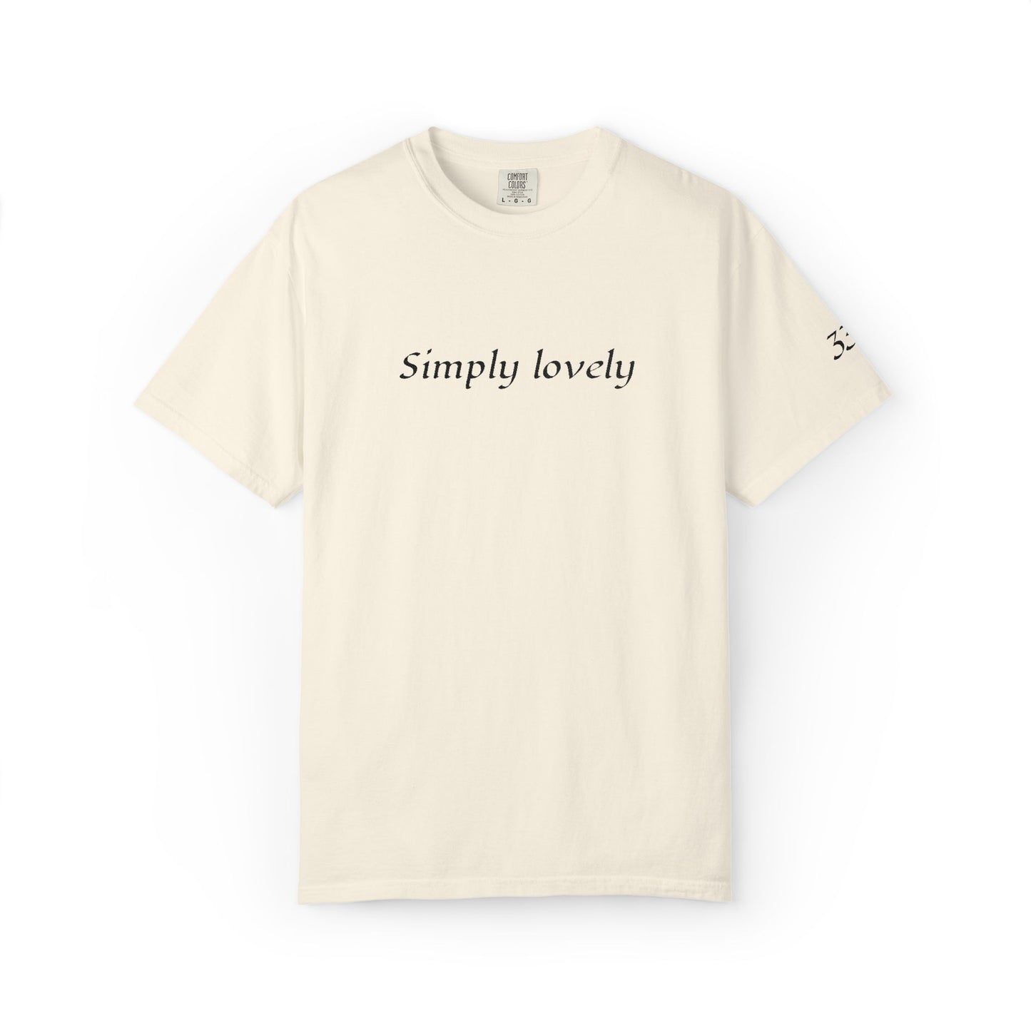 Simply Lovely Emroidered T-Shirt with 333 Angel Number
