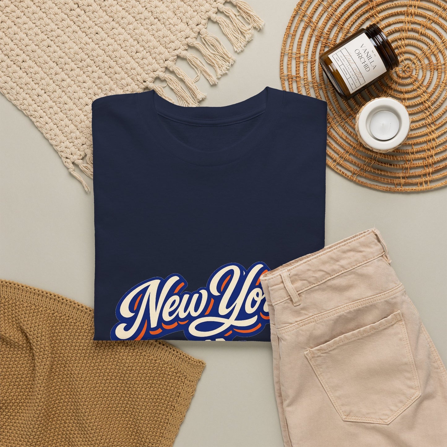 New York or Nowhere T-Shirt | Vintage Script NYC Tee