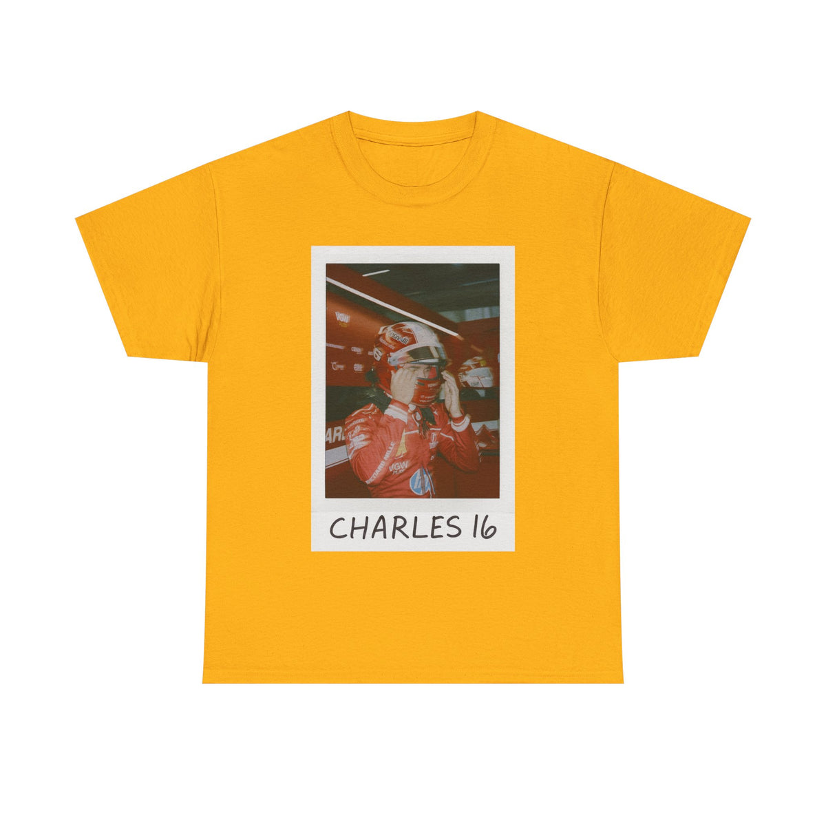 Charles Leclerc 16 F1 Polaroid T-Shirt