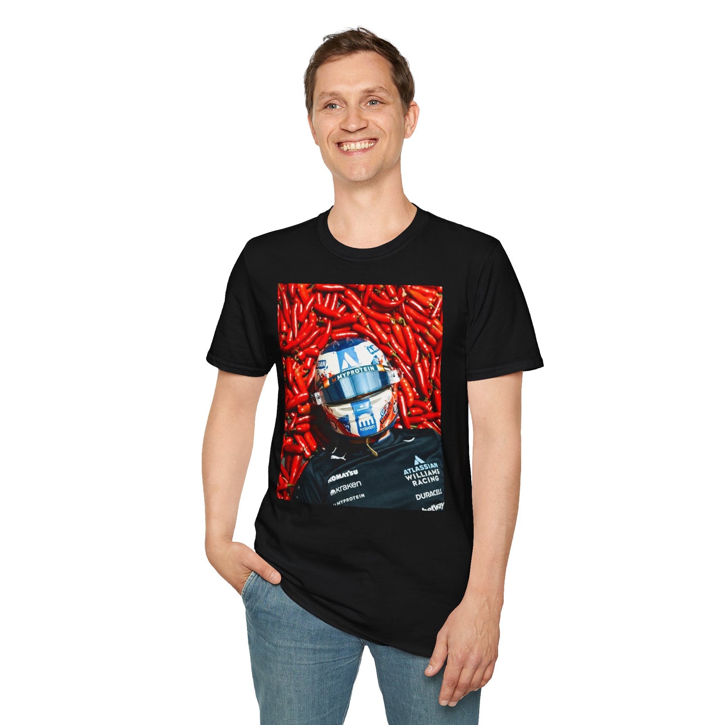 Carlos Sainz Red Chili Peppers T-Shirt | Motorsport Art