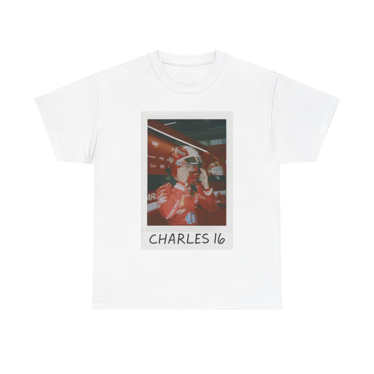 Charles Leclerc 16 F1 Polaroid T-Shirt